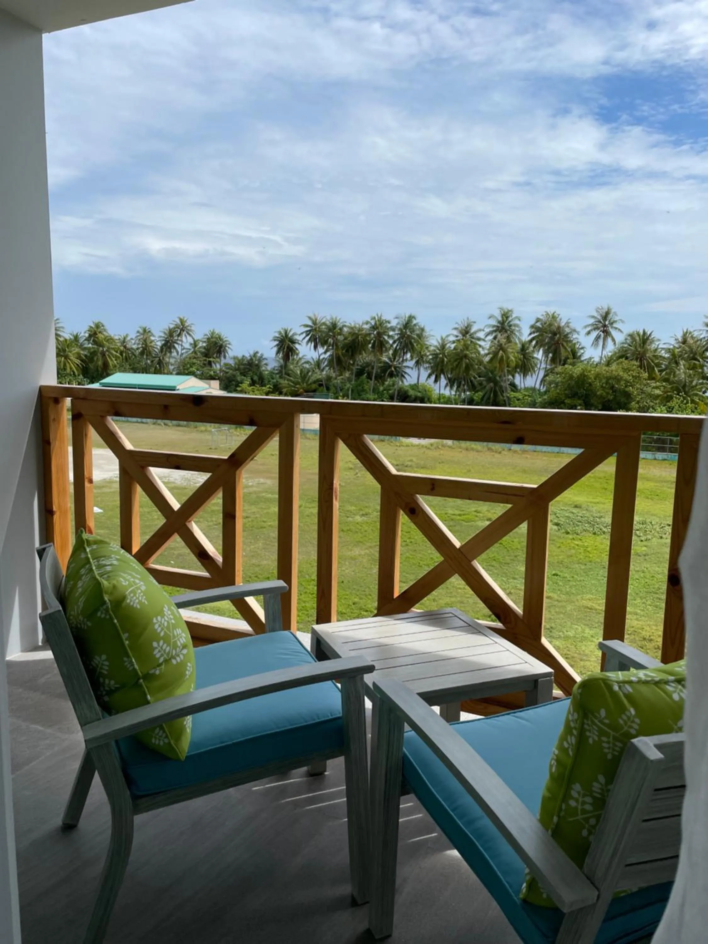 Balcony/Terrace in Sunrise by white sand dhigurah