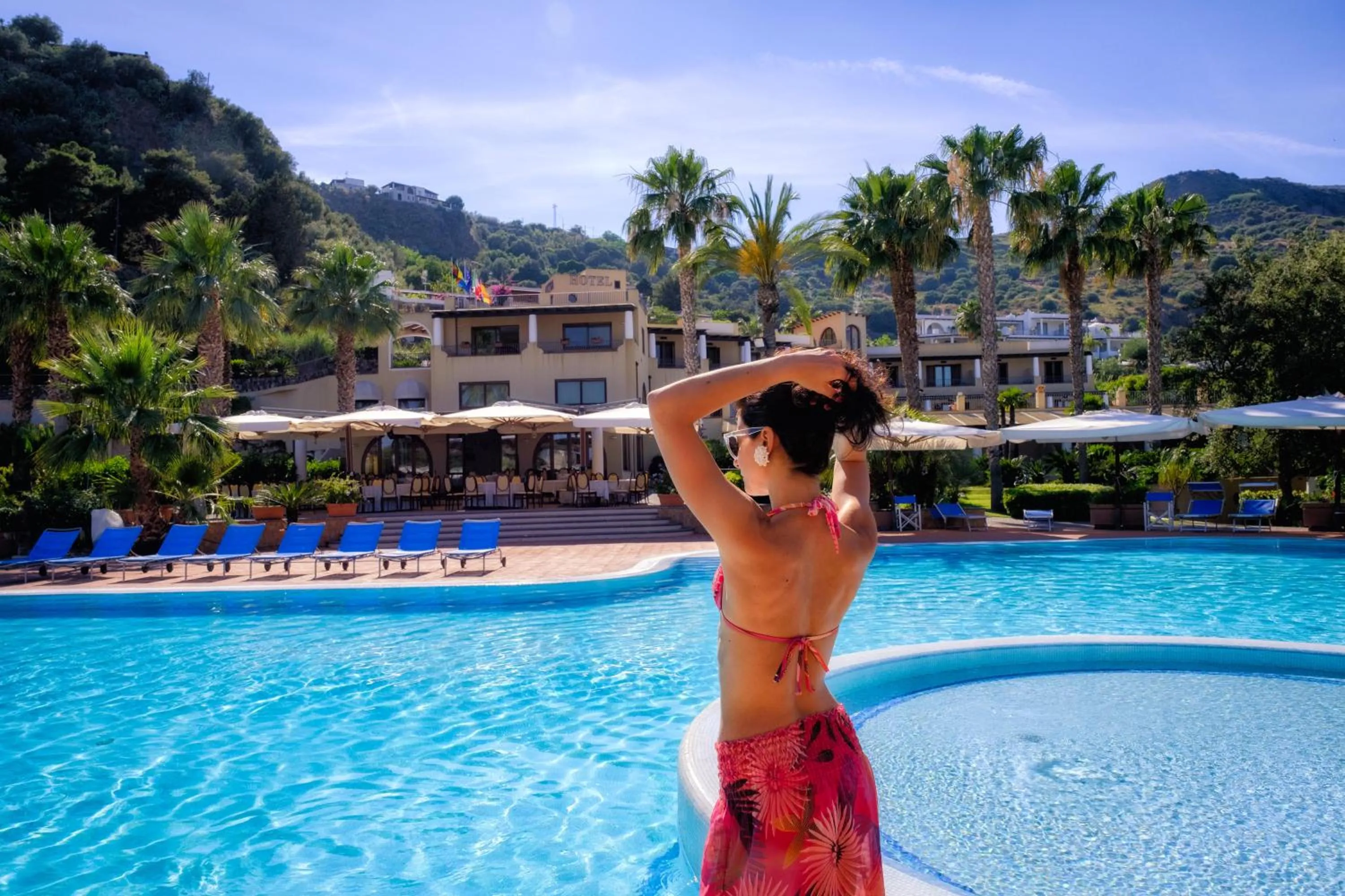 Swimming pool in Hotel Aktea