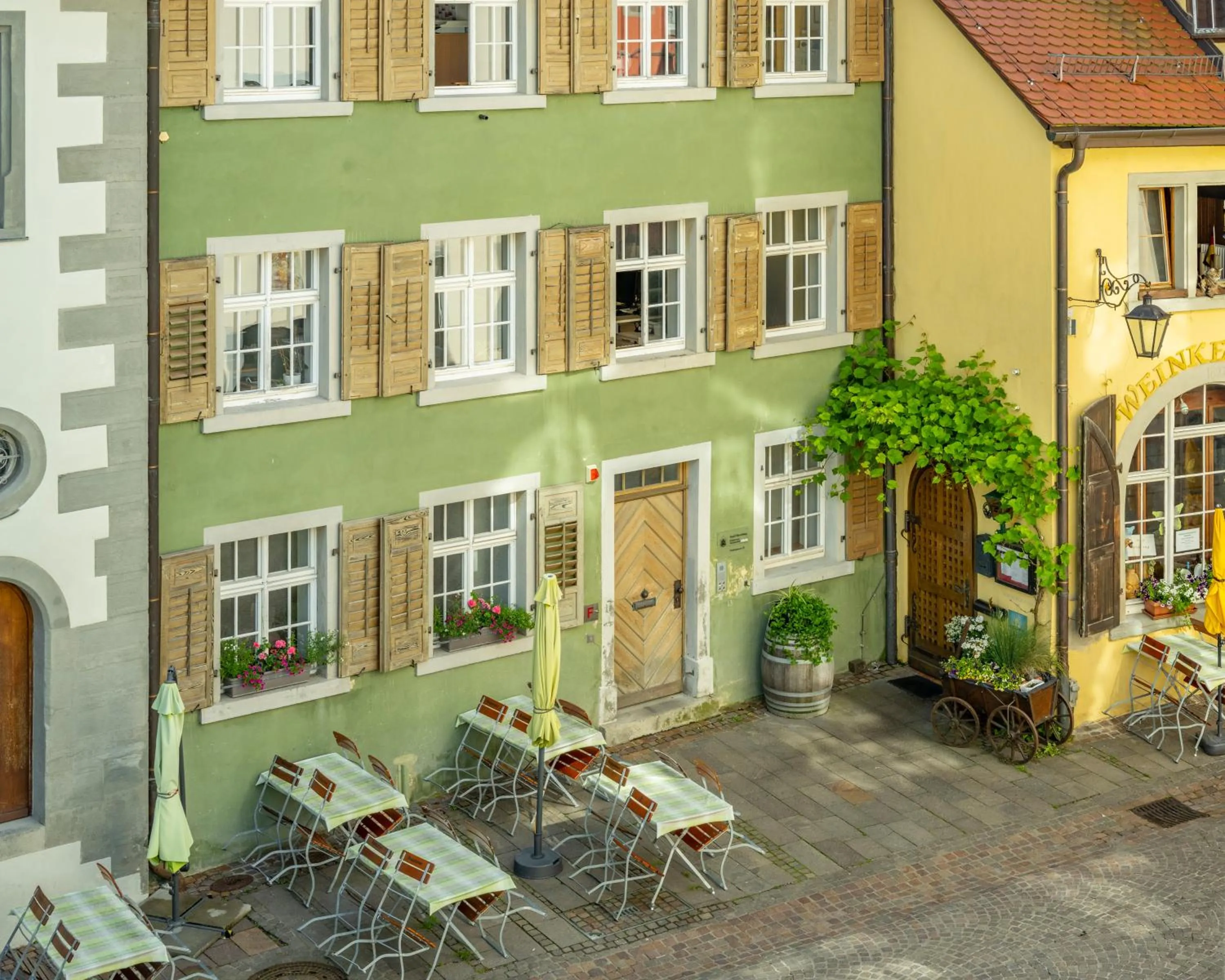 Quiet street view in Gästehaus am Schlossplatz, Z. 4