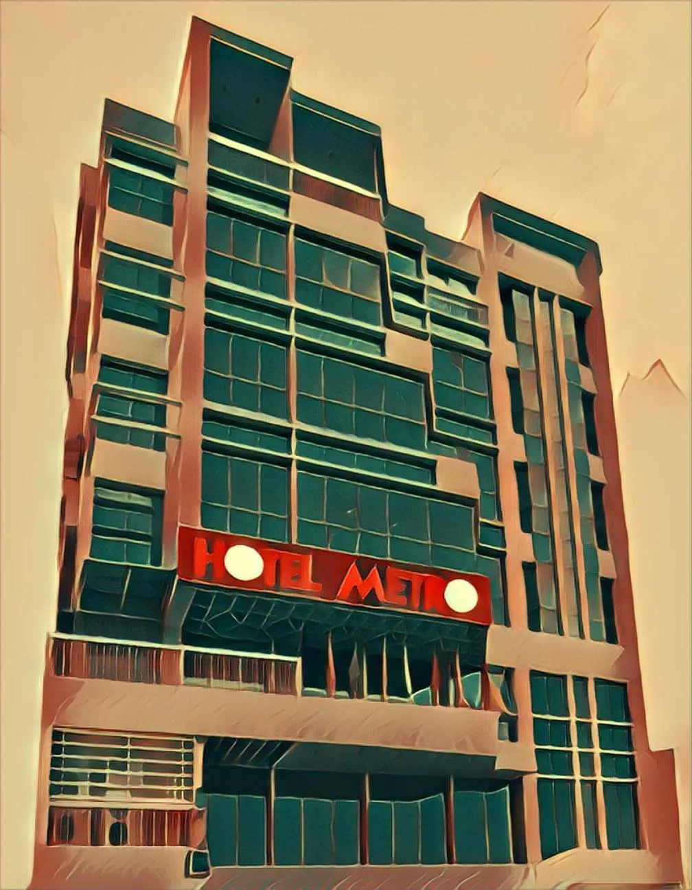 Property building in Hotel Metro International