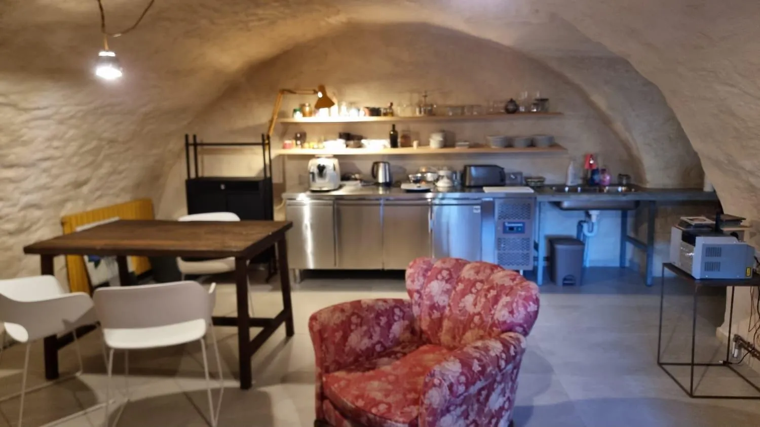 Kitchen or kitchenette in B&B con SPA il Castello di Lucawest