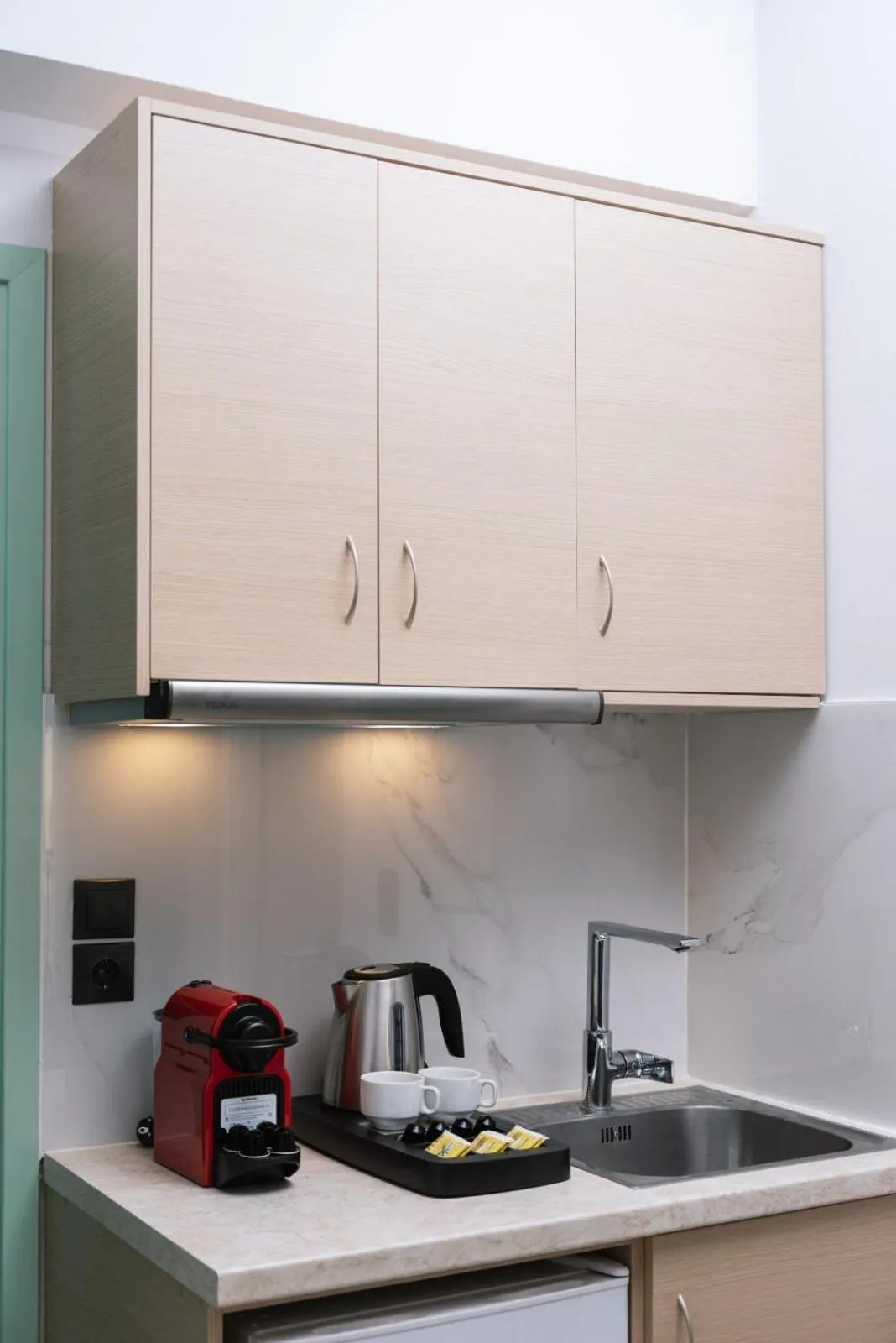 kitchen in Alcyone Studios and Apartments