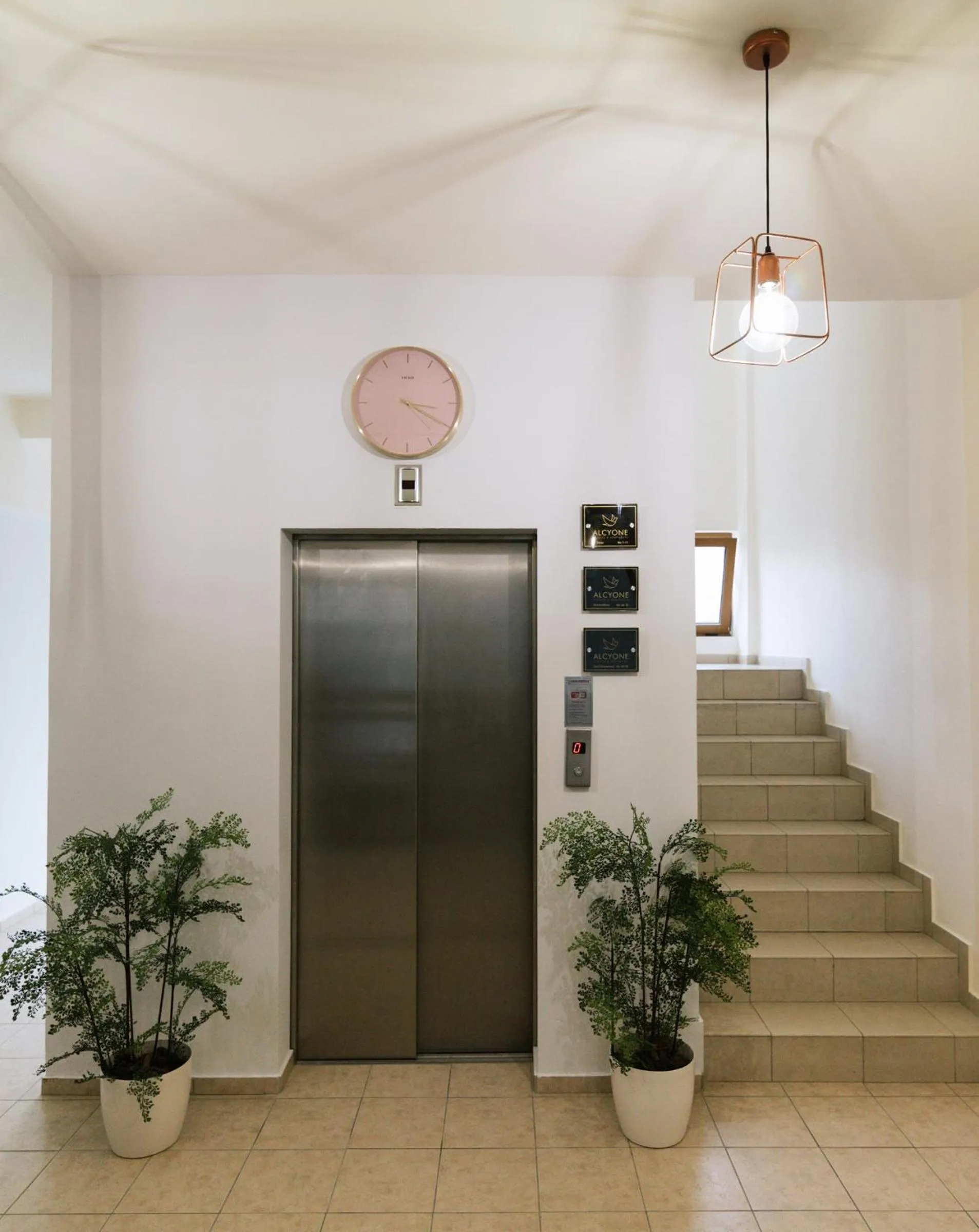 elevator in Alcyone Studios and Apartments