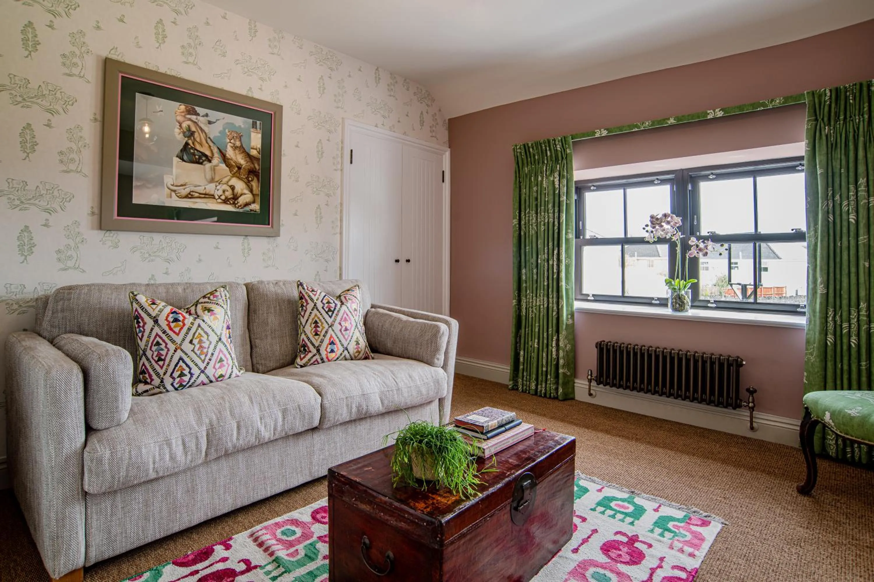 Seating area in The White Lion Cowbridge