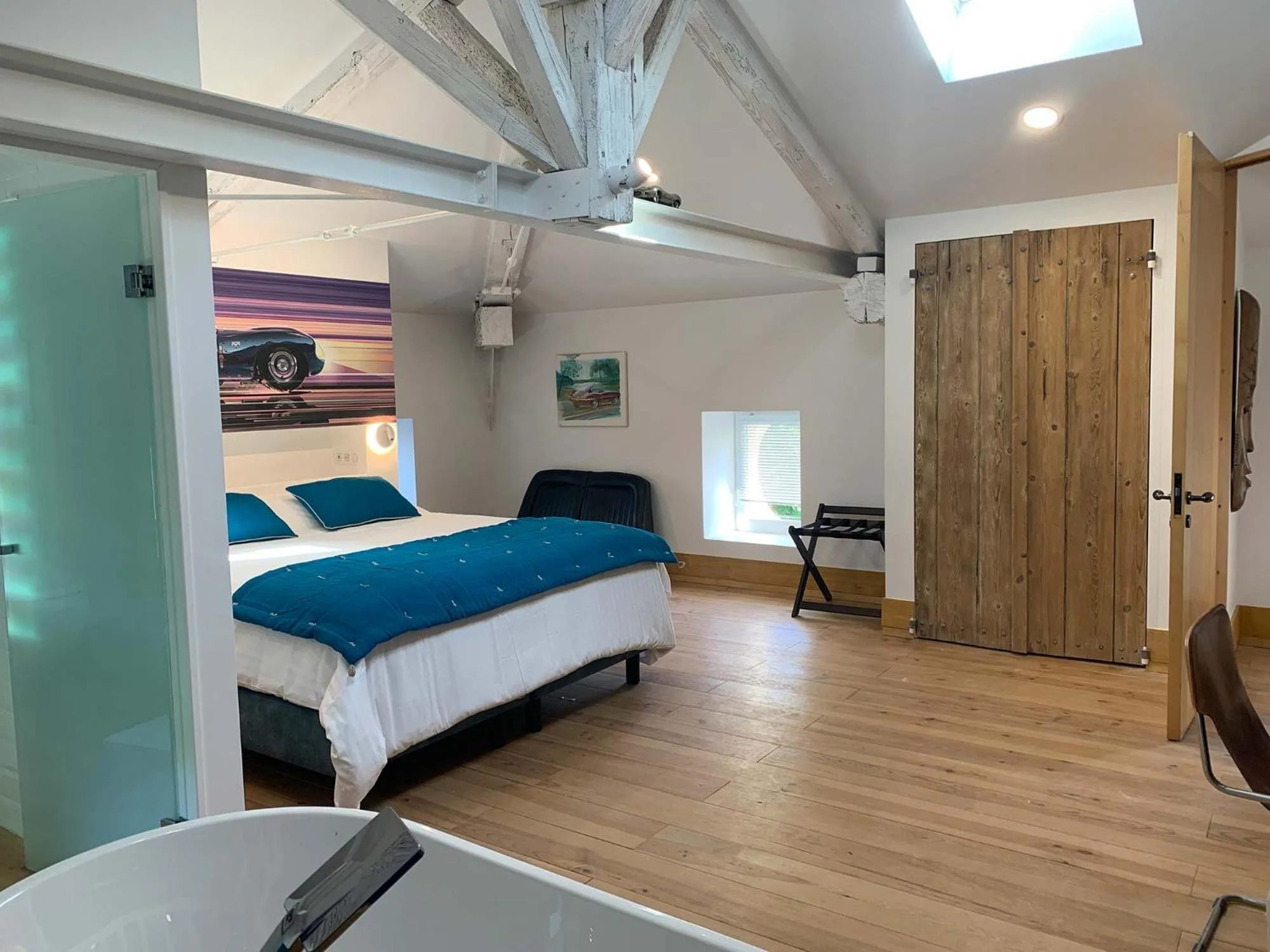 Bed in Château Fleur D'Aya