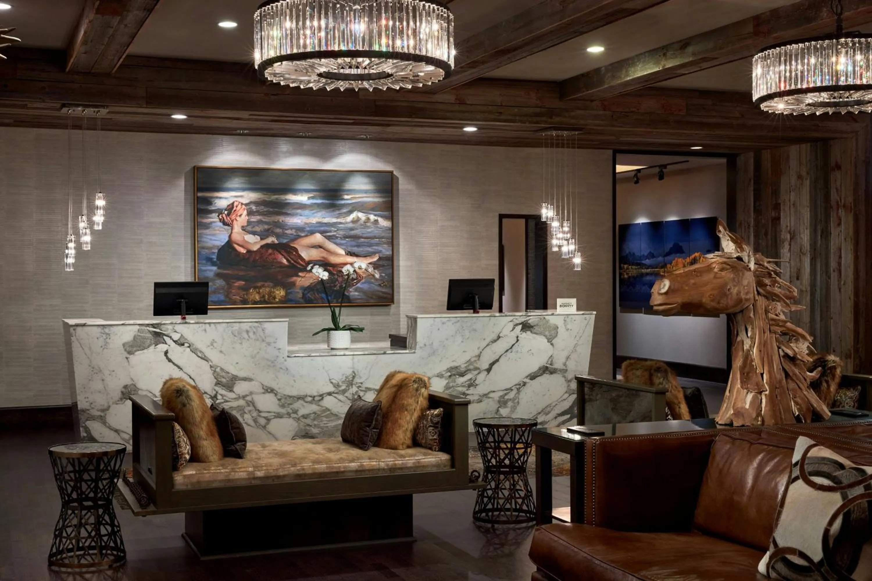 Lobby or reception in Andell Inn