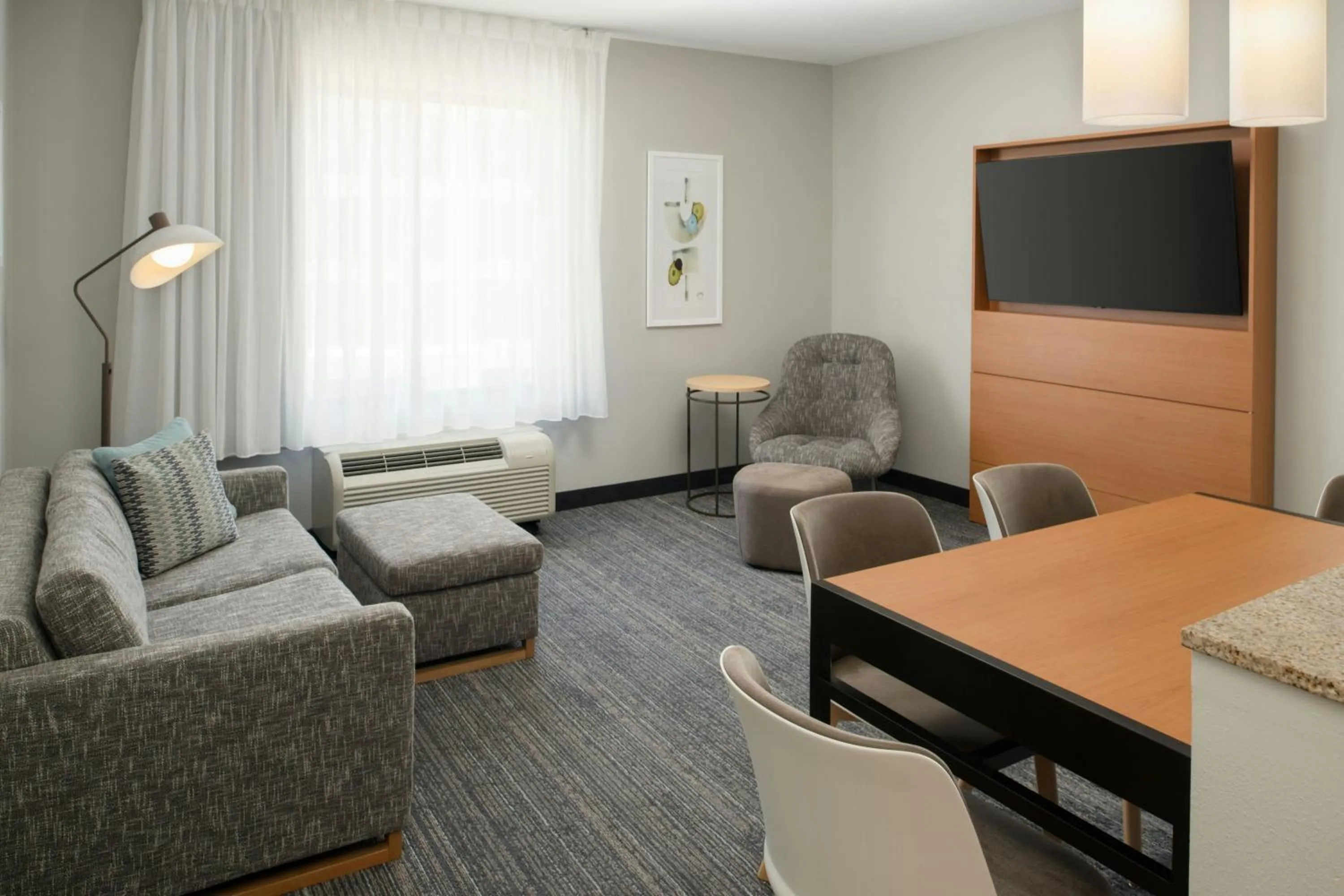 Living room in TownePlace Suites by Marriott Jackson Ridgeland/The Township at Colony Park