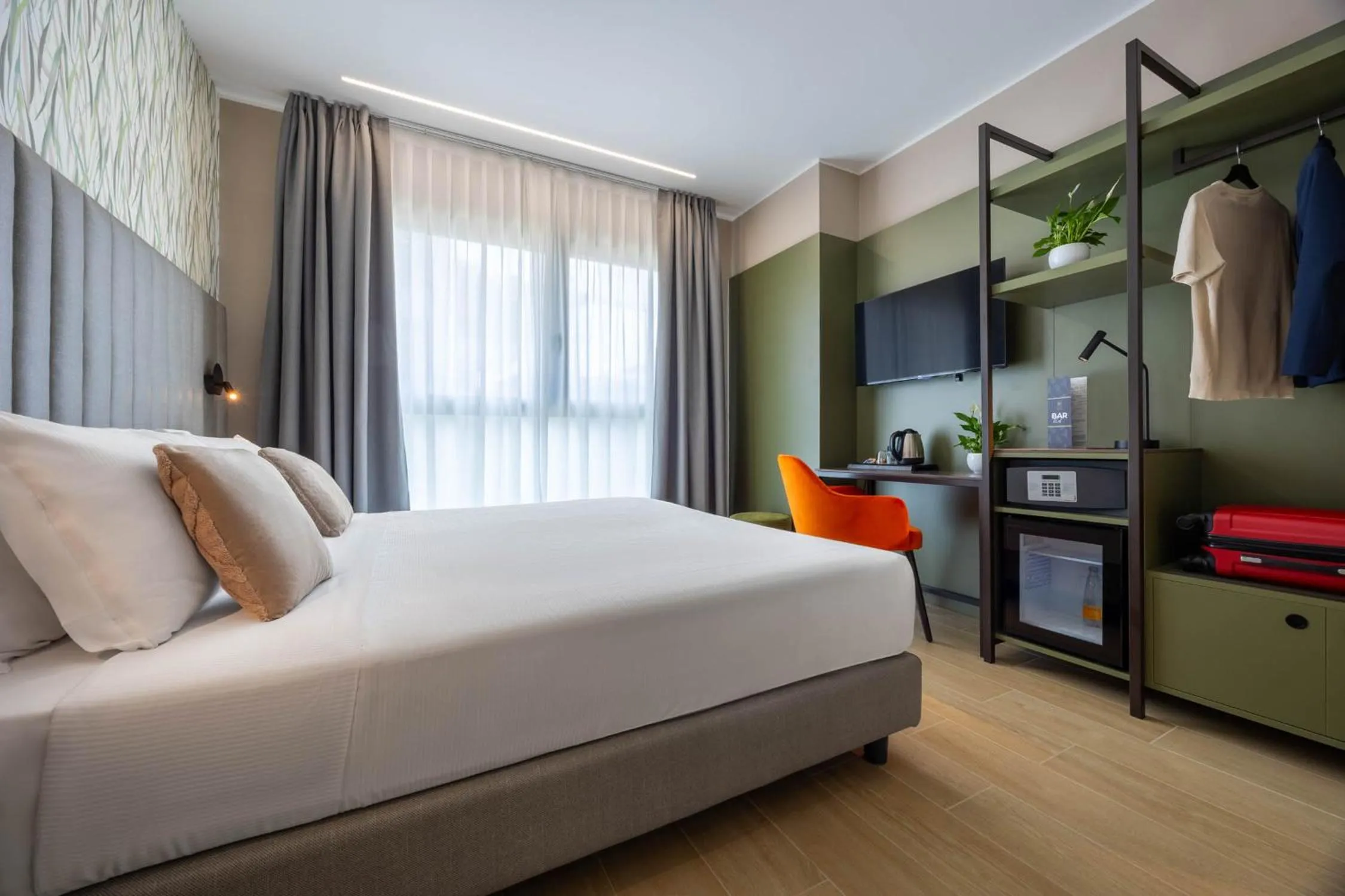 Bed in iH Hotels Milano Watt 13