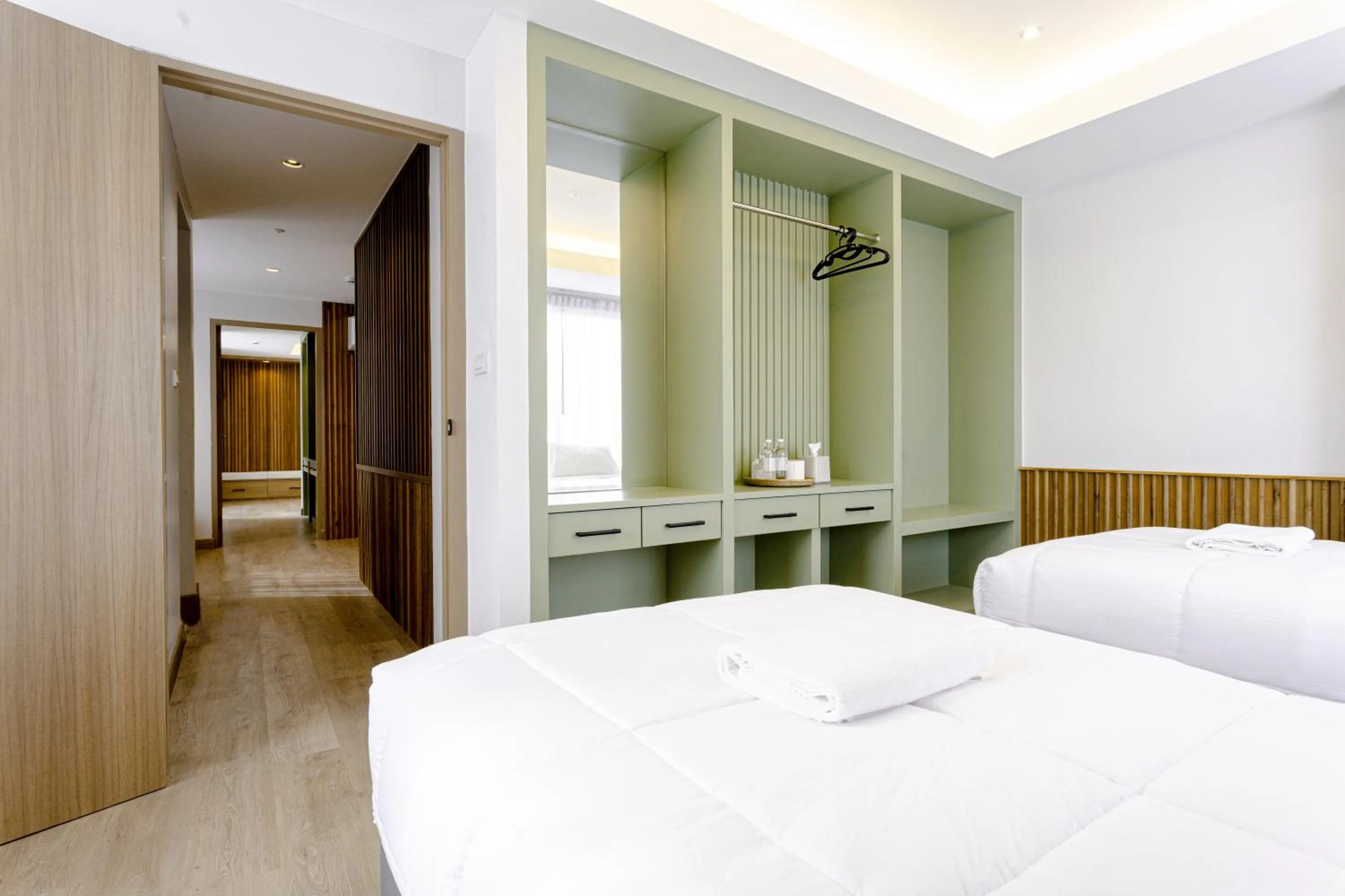 Bed in Nakornping Boutique Hotel