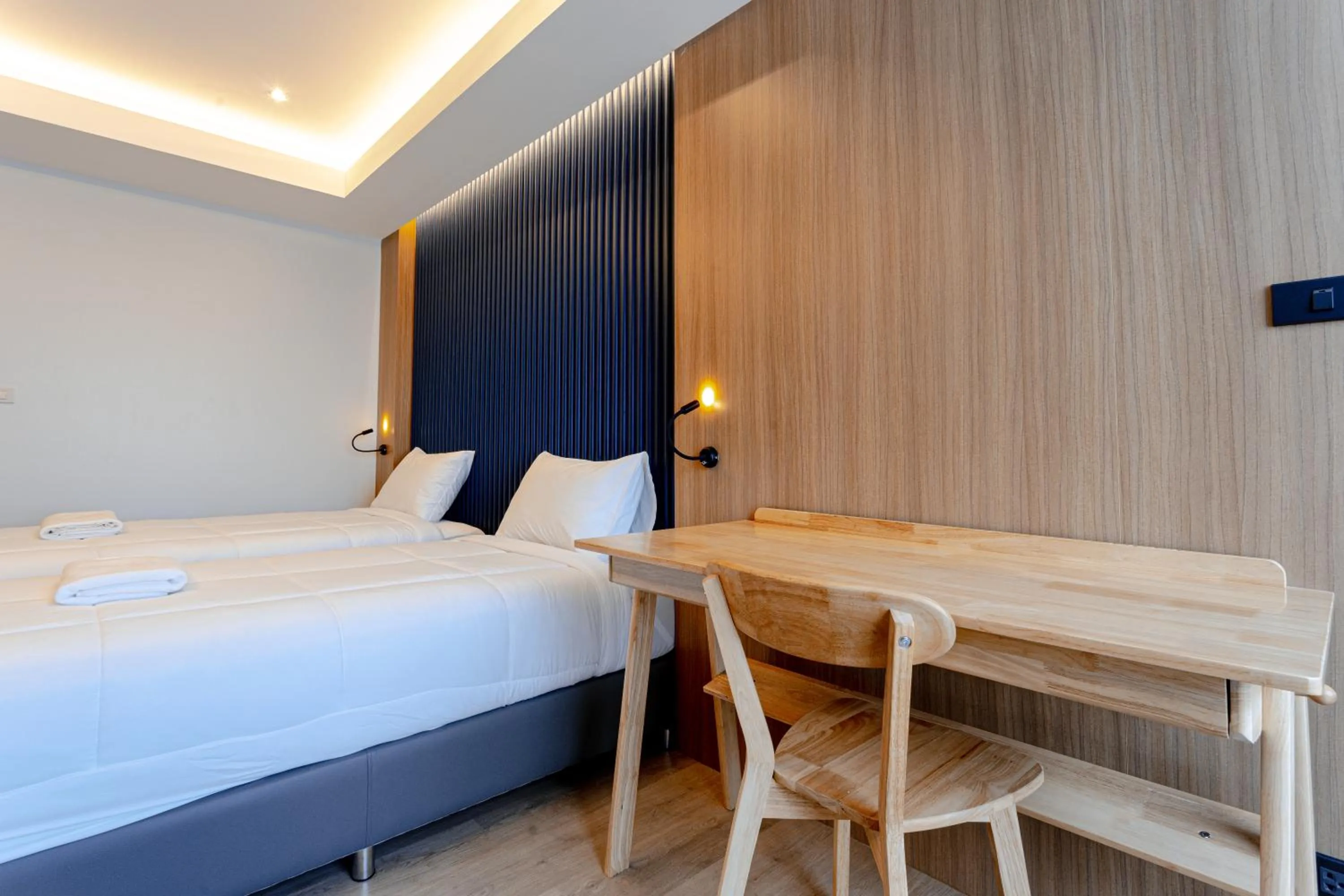 Bed in Nakornping Boutique Hotel