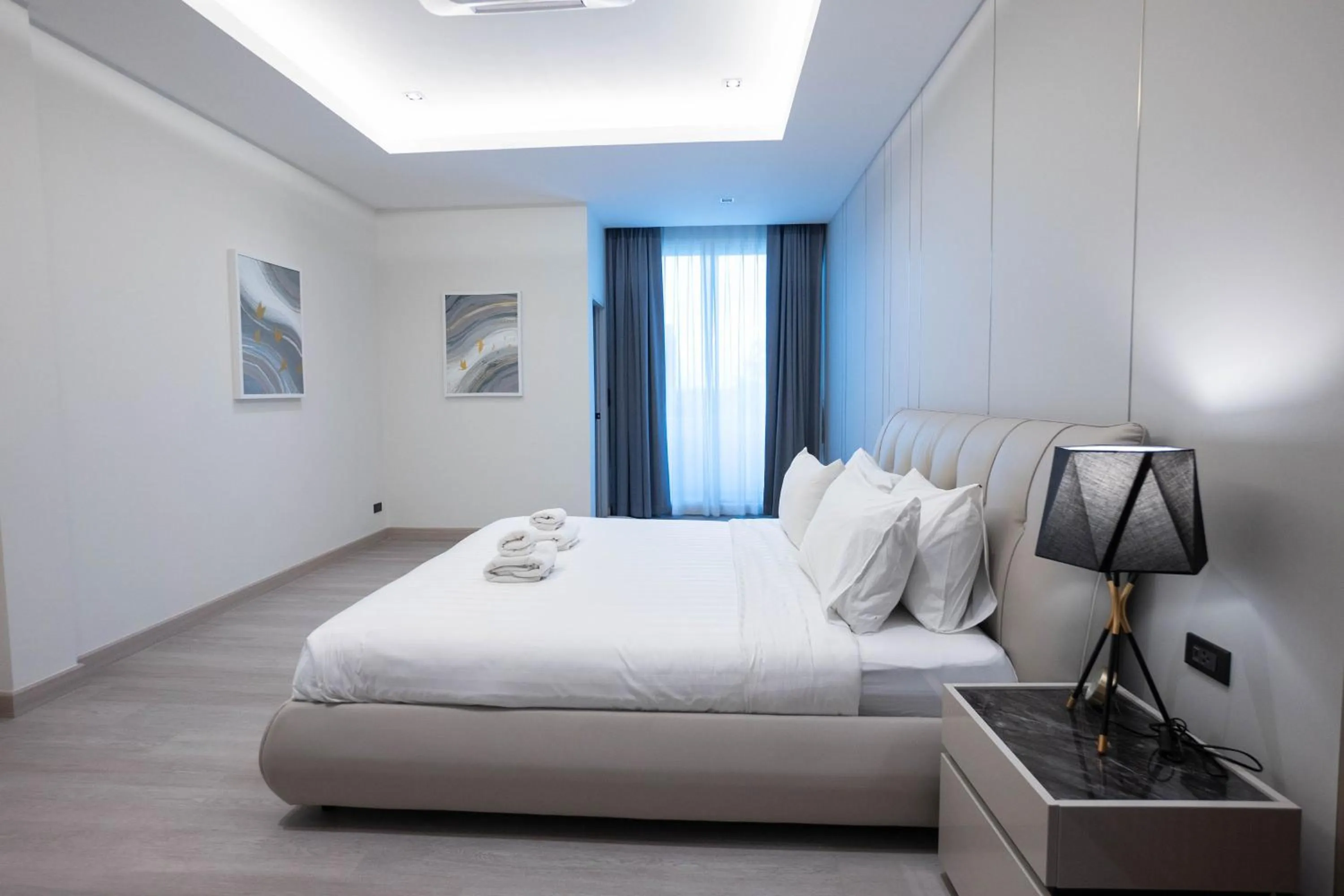 Bed in Nakornping Boutique Hotel