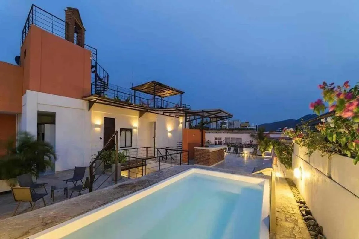 Balcony/Terrace in The Orange House Santa Marta