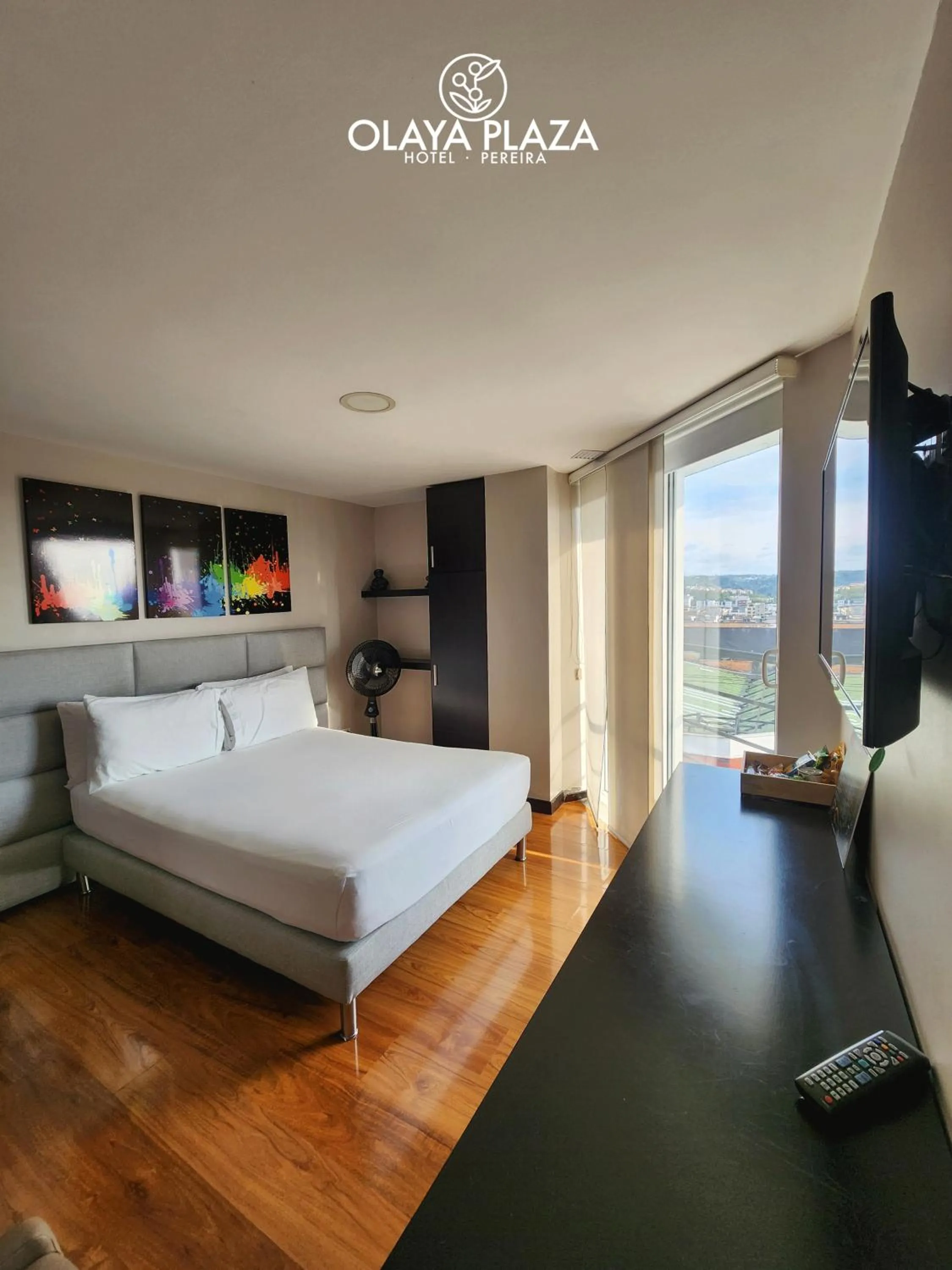 Bed in Hotel Olaya Plaza