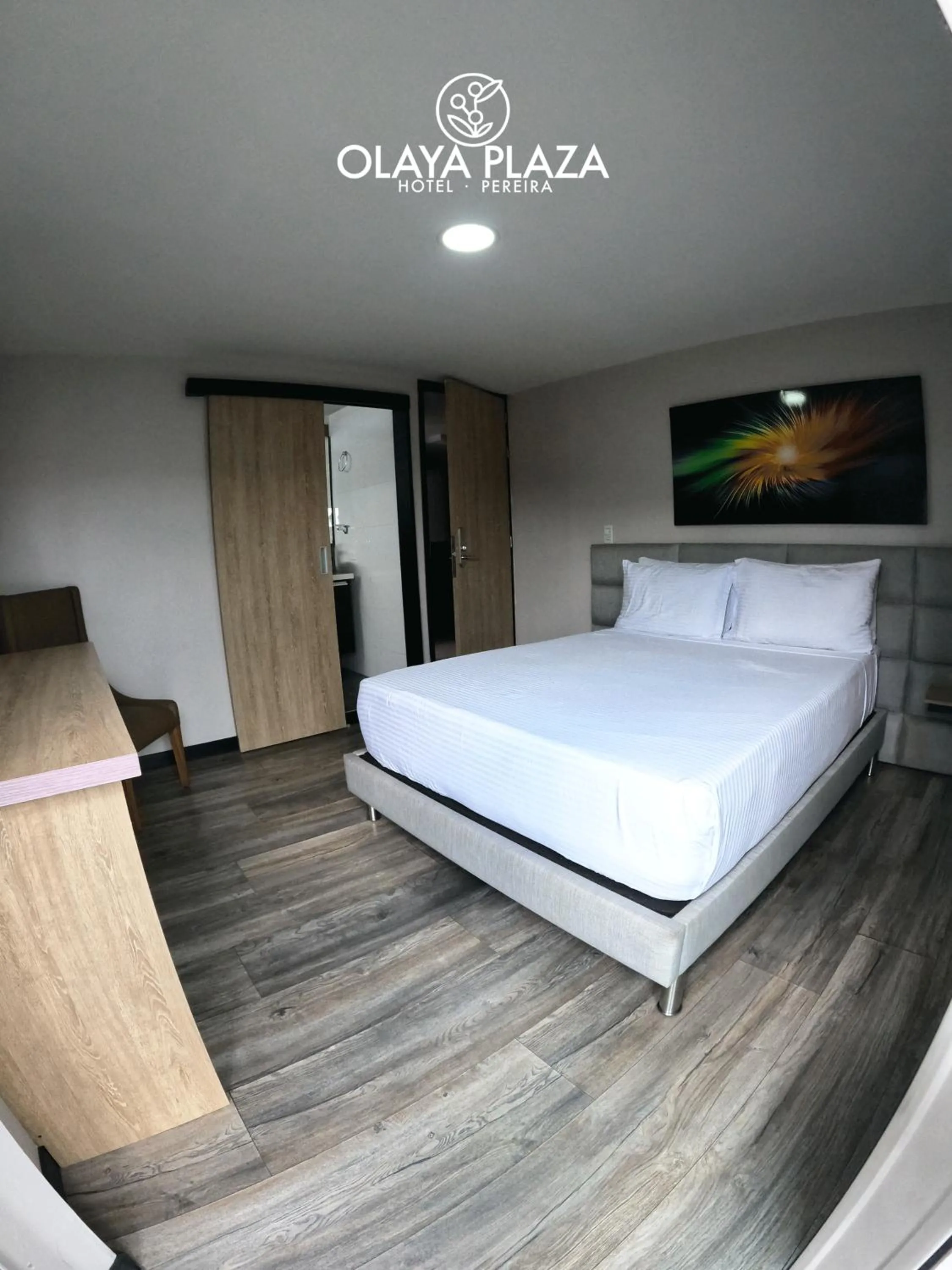 Bed in Hotel Olaya Plaza