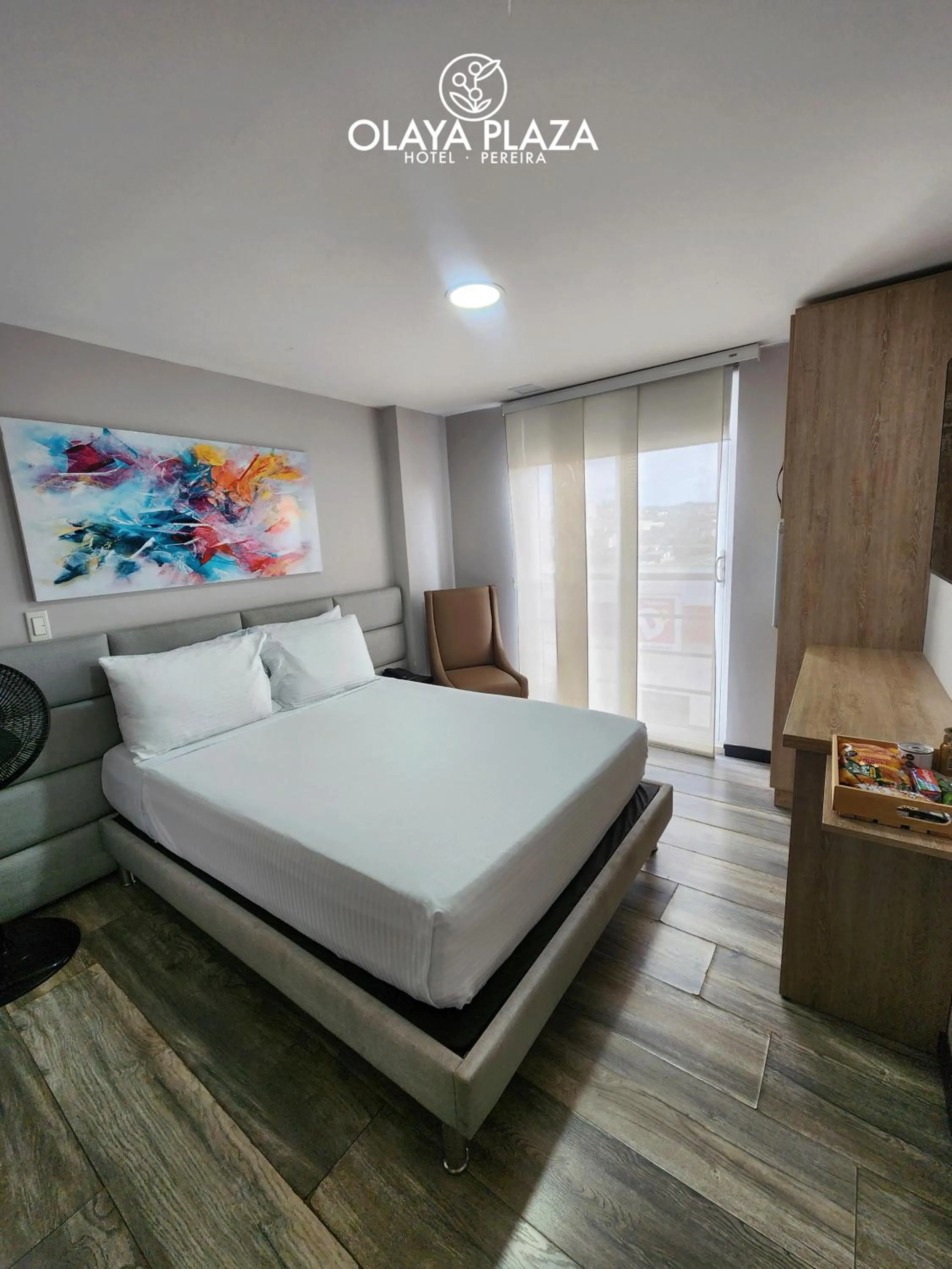 Bed in Hotel Olaya Plaza