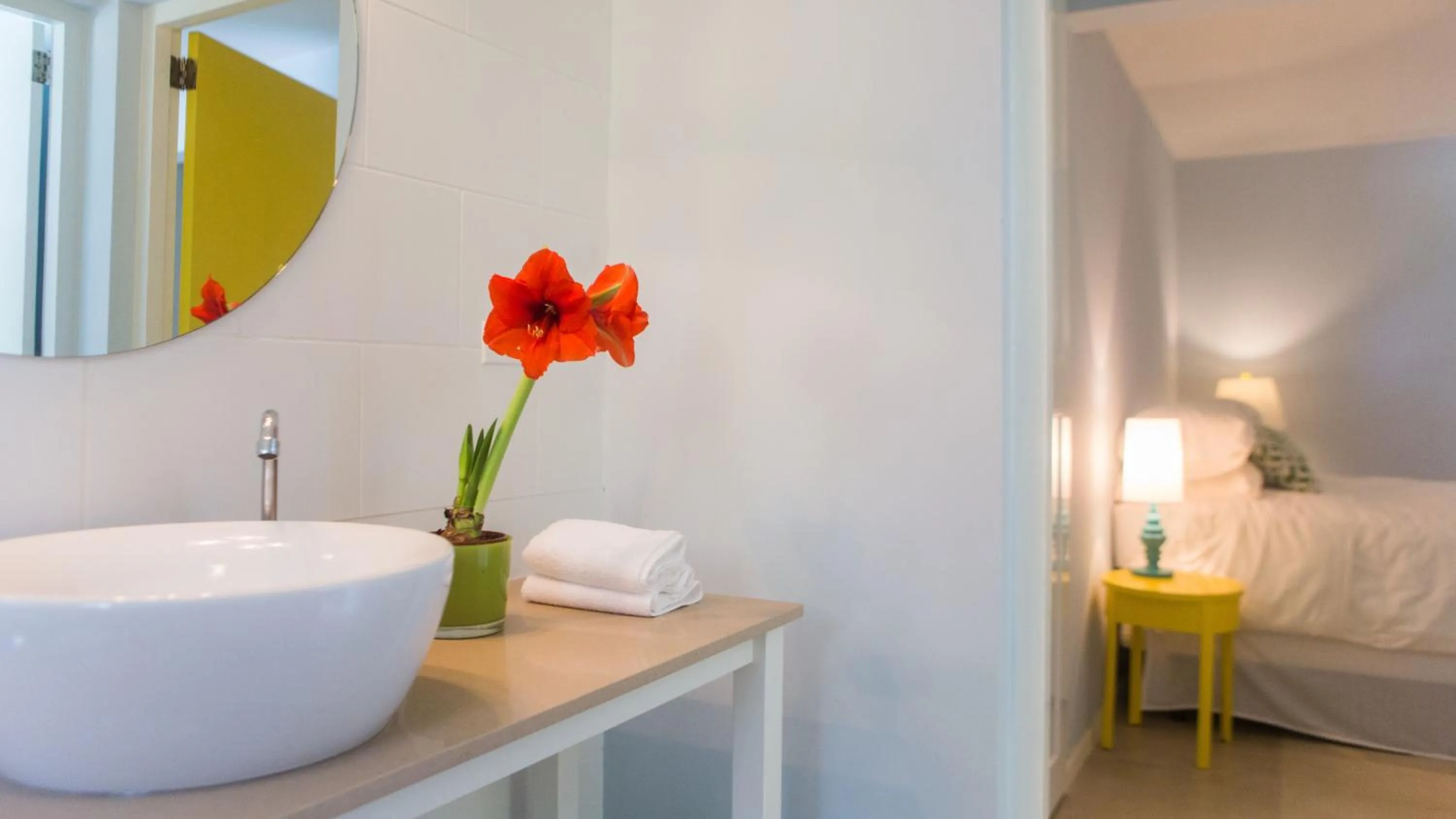 Bathroom, Bed in Bubali Bliss Studios & Villas