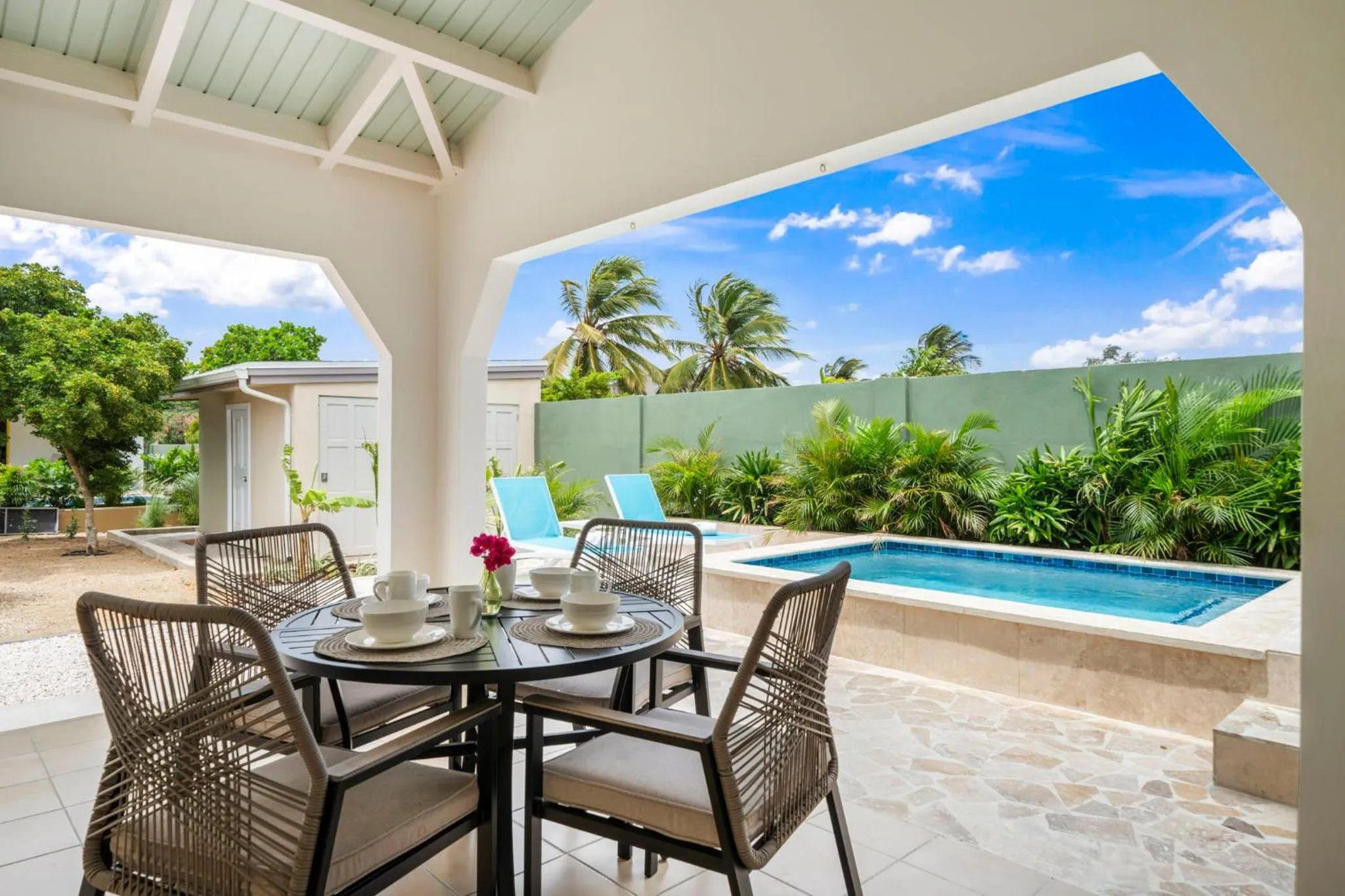 Swimming pool in Bubali Bliss Studios & Villas