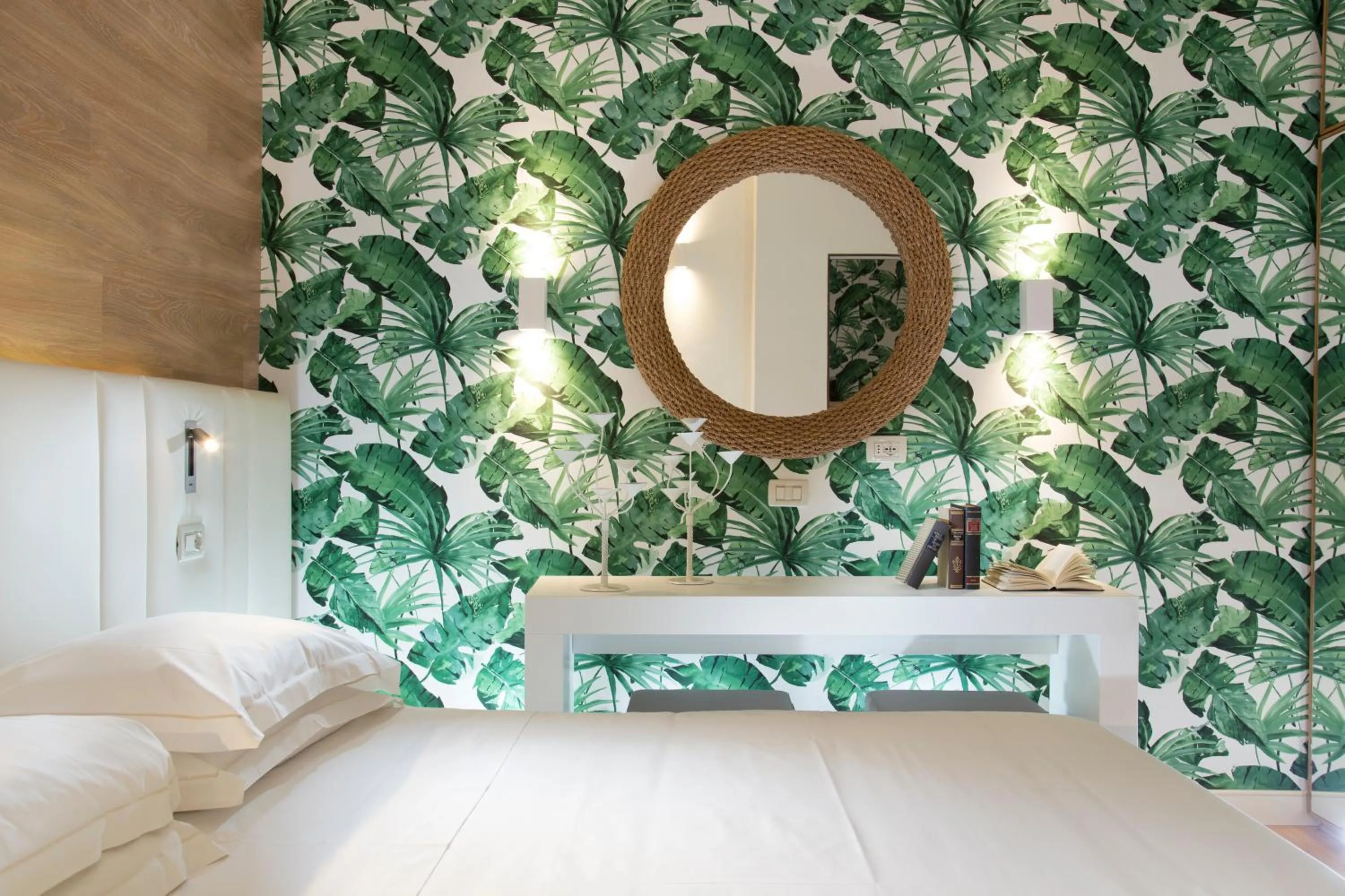 Bed in Hotel Corallo