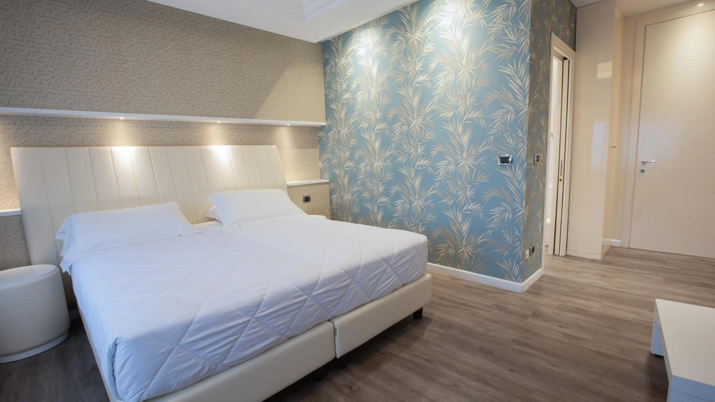 Bed in Hotel Corallo