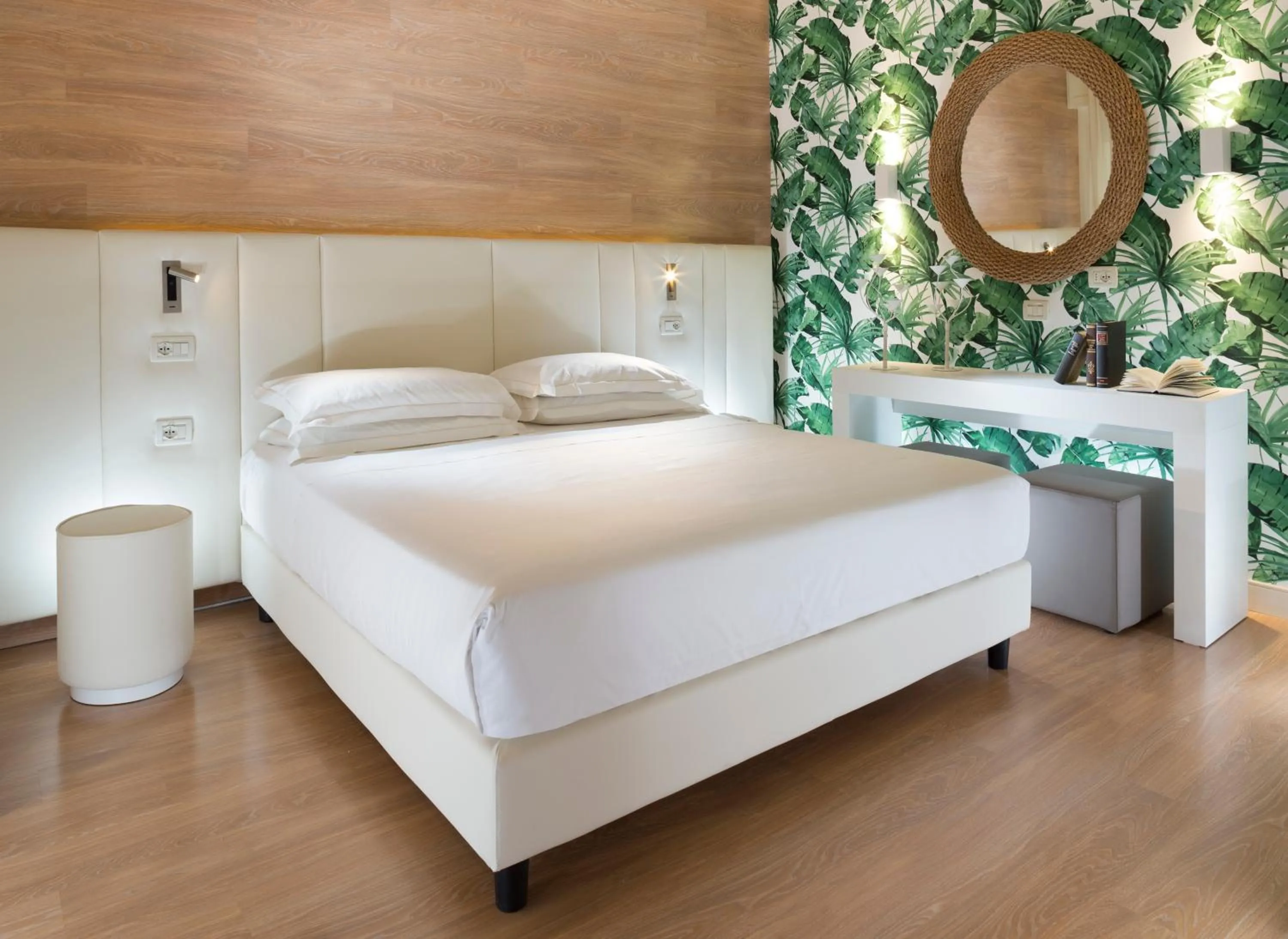 Bed in Hotel Corallo