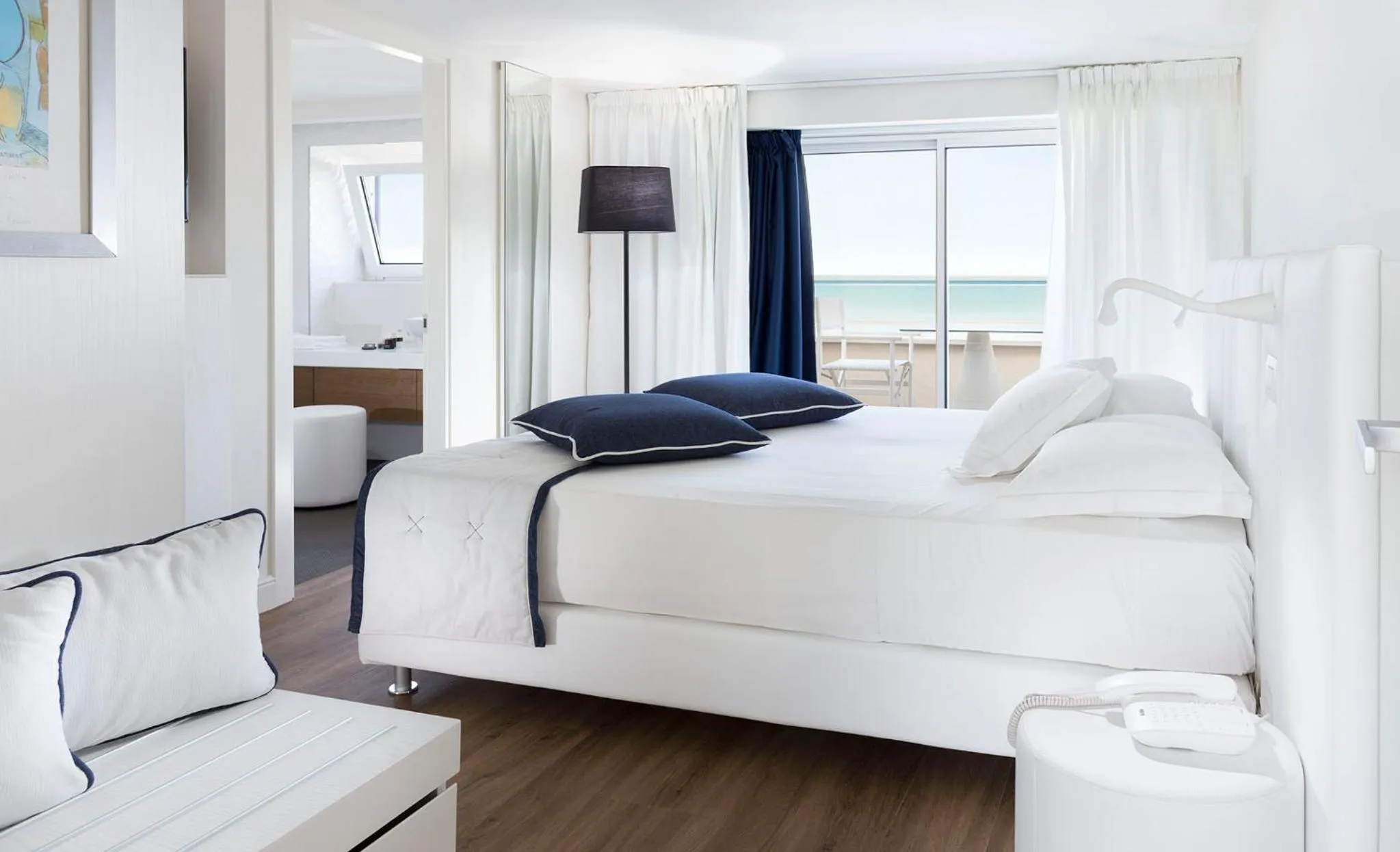 Bed in Hotel Corallo