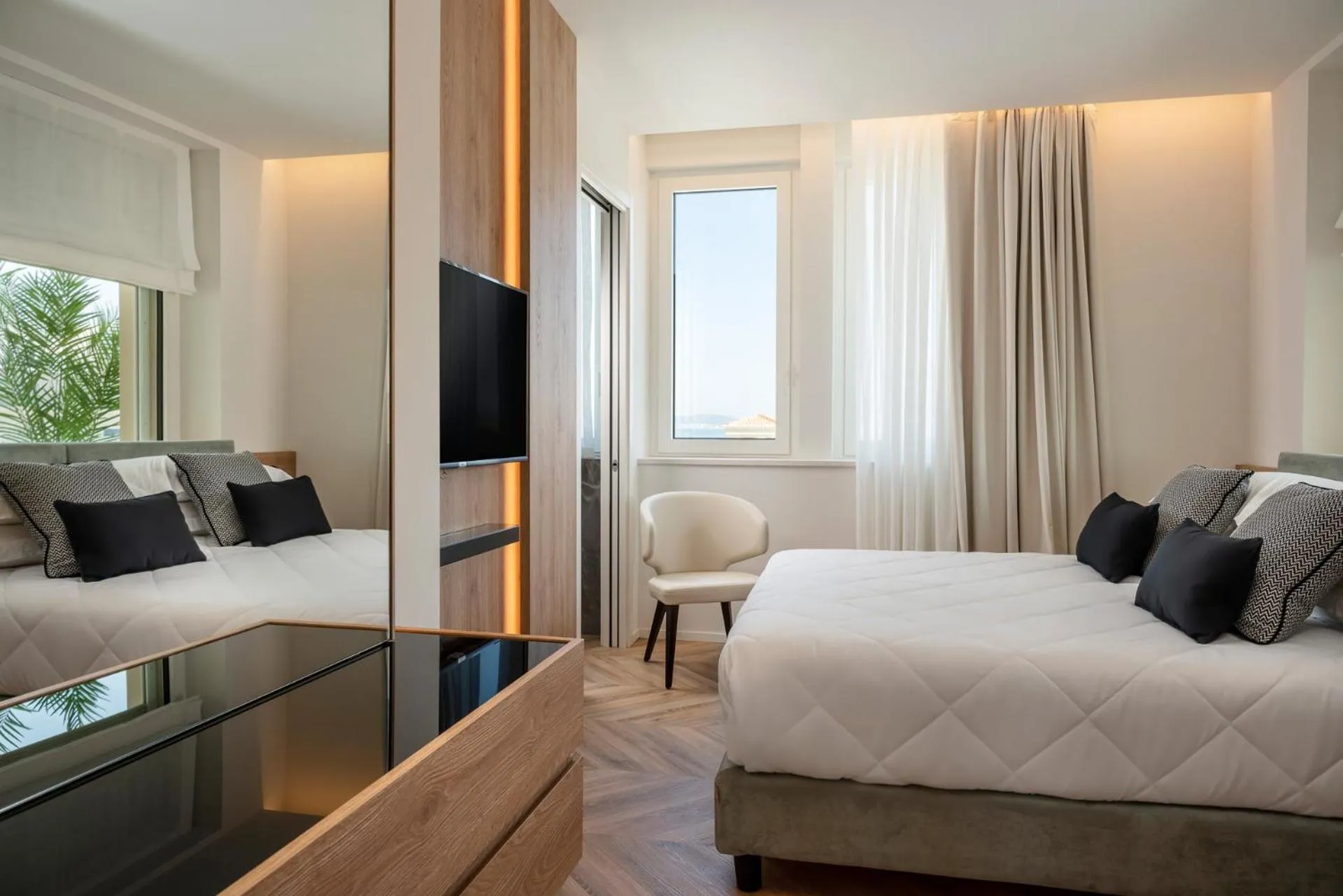 Bed in Hotel Corallo