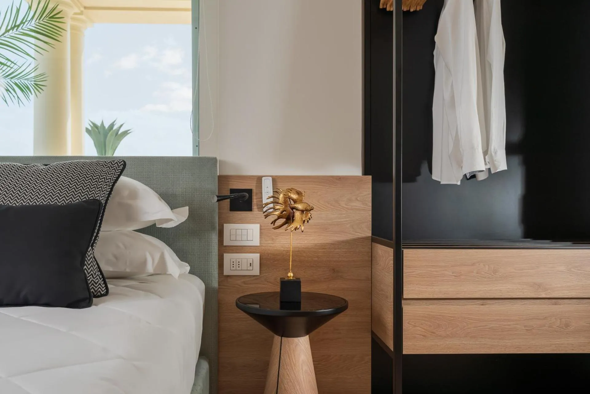 Bed in Hotel Corallo