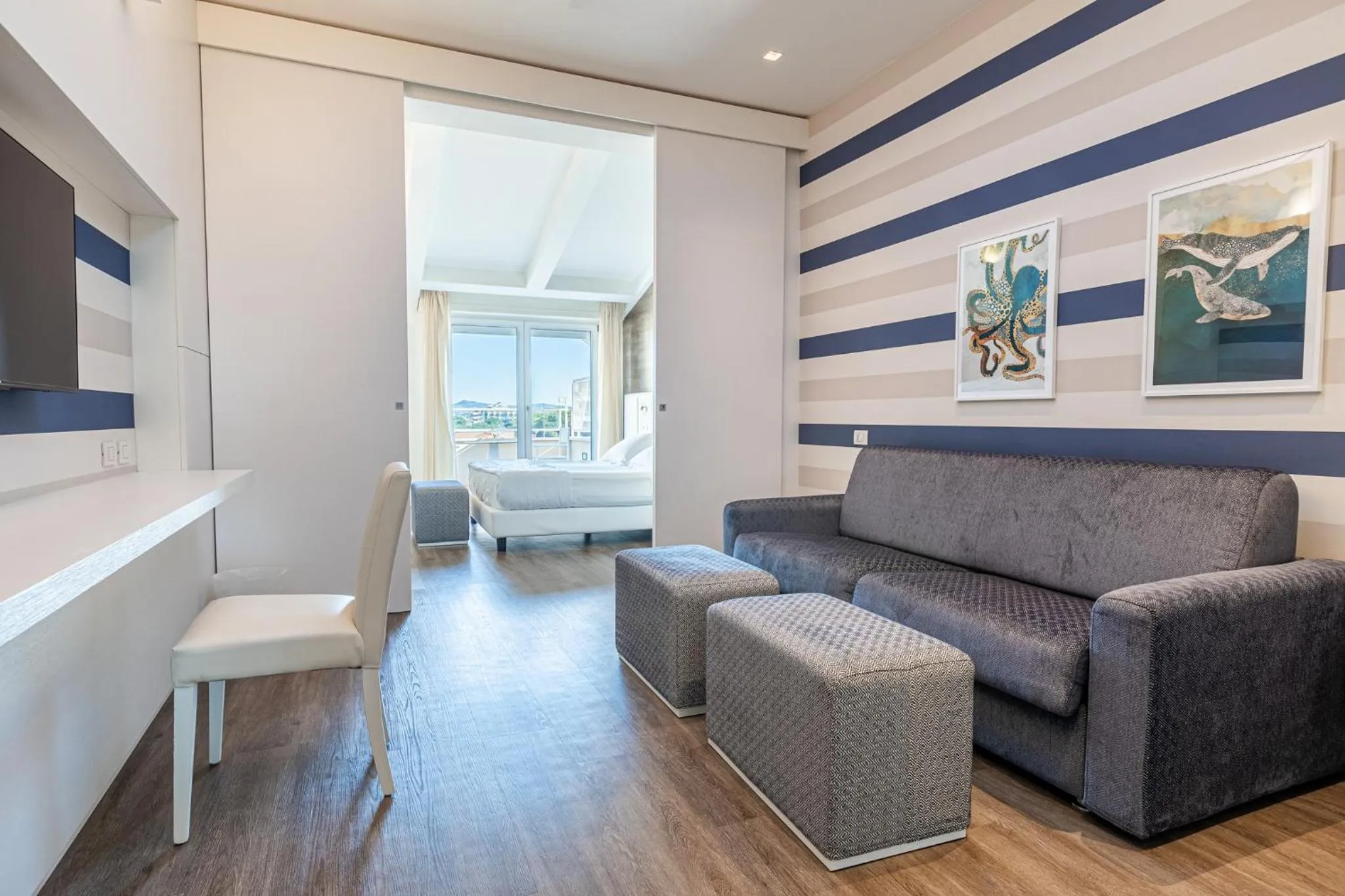 Living room in Hotel Corallo