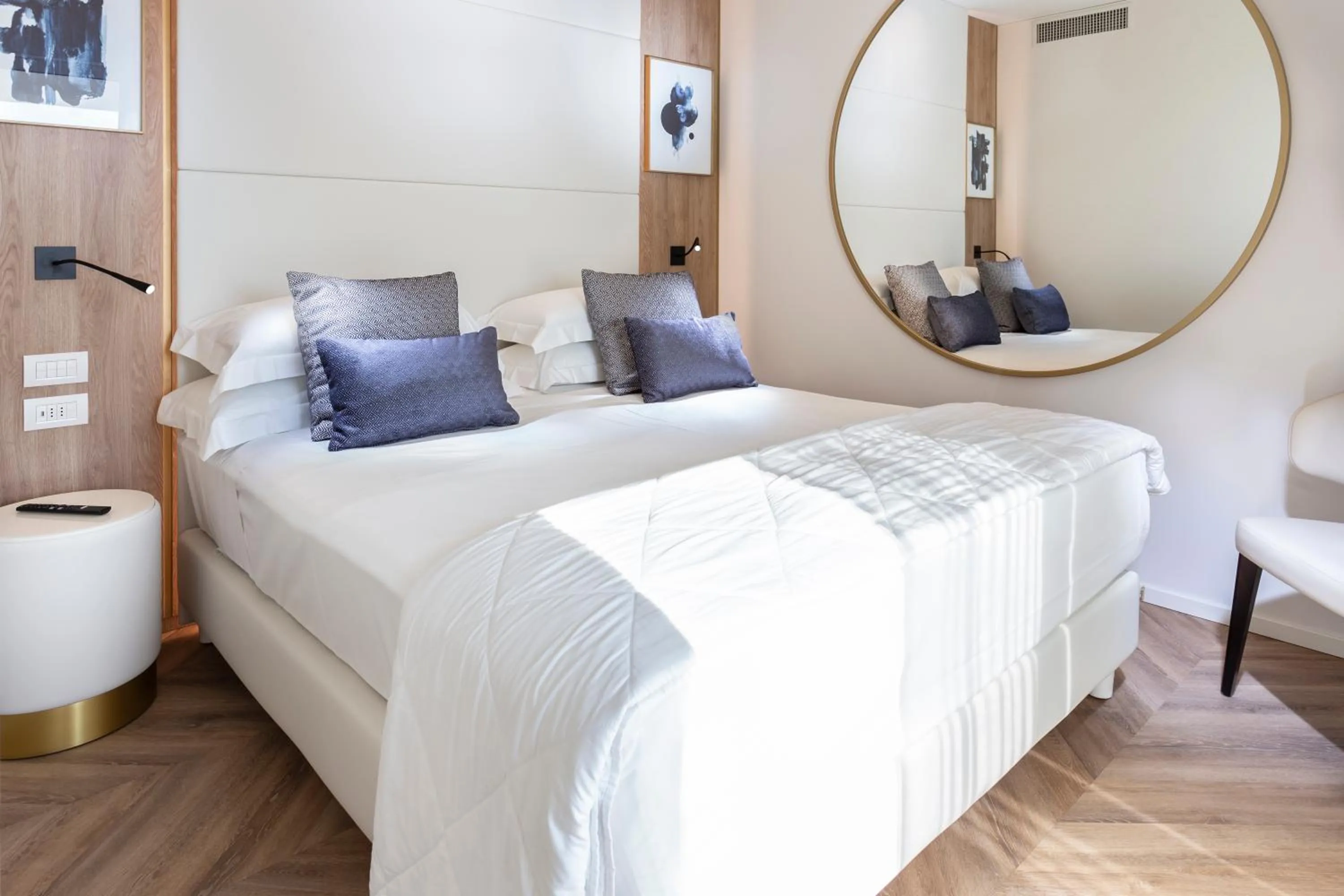 Bedroom, Bed in Hotel Corallo