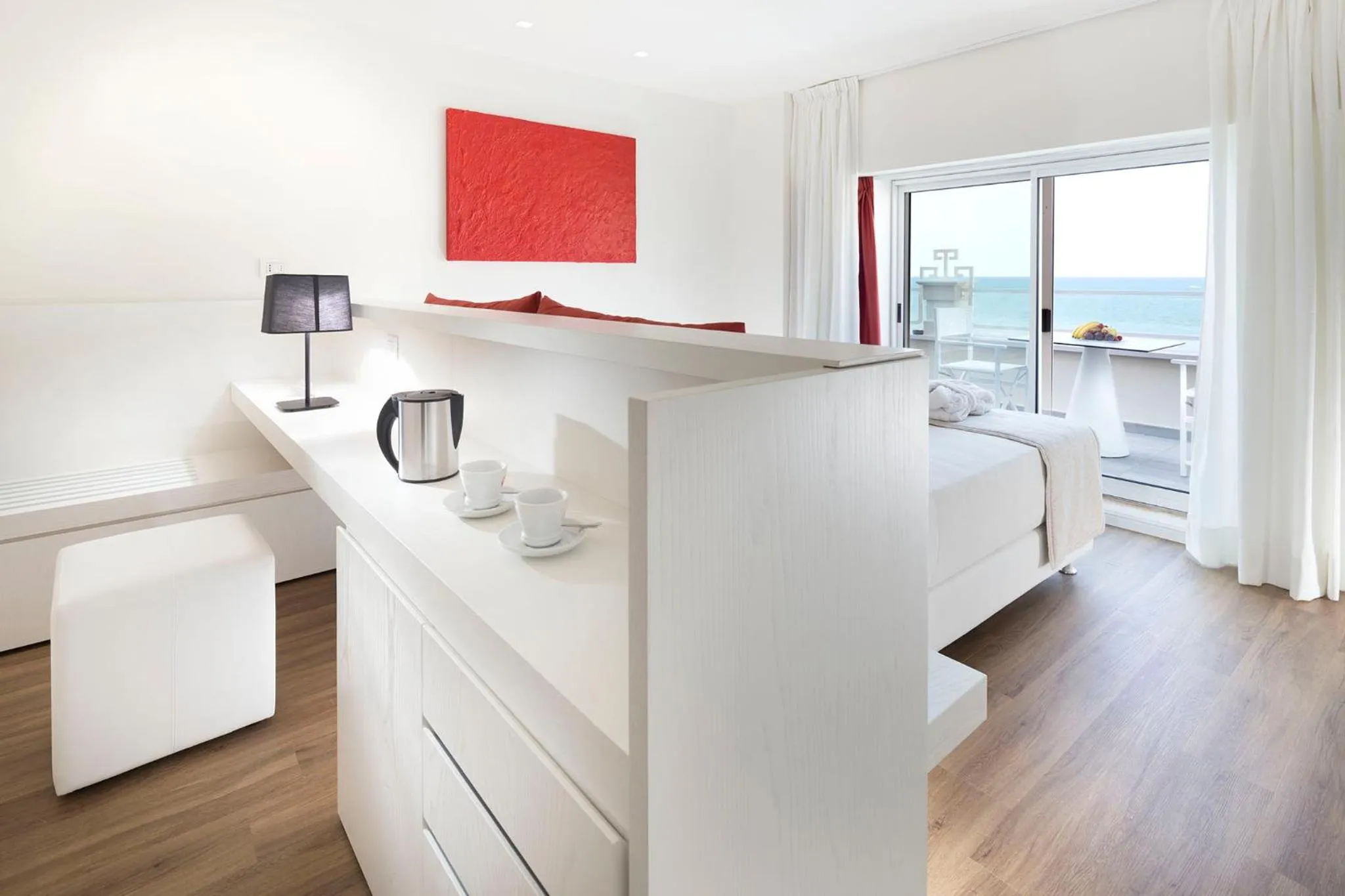 Bed in Hotel Corallo