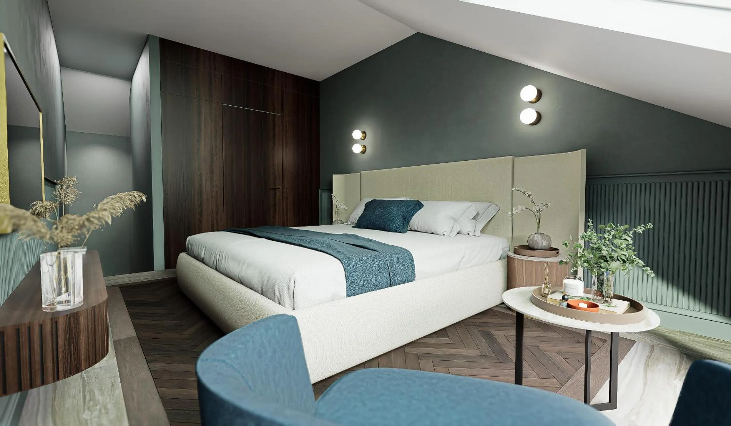 Bed in Grand Hotel Bristol