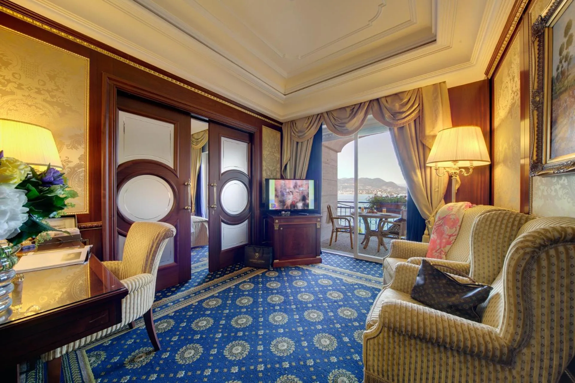 Bed in Grand Hotel Bristol