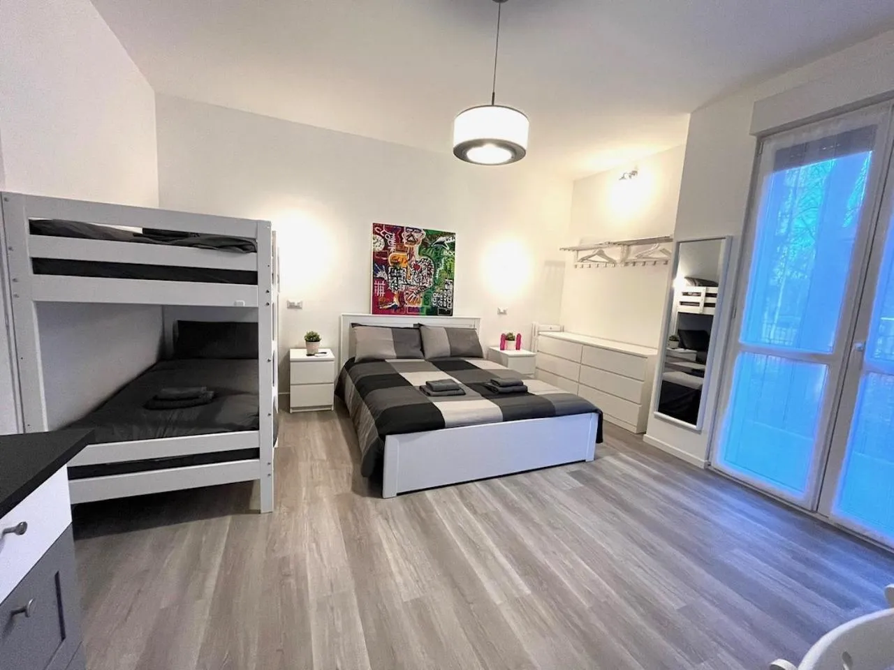 Bed in Bed&breakfast BBqueen Sandonato Policlinico