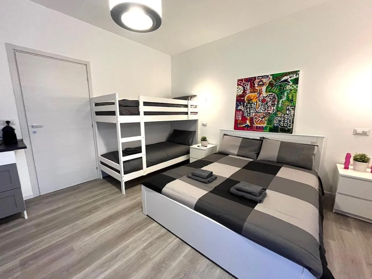 Bed in Bed&breakfast BBqueen Sandonato Policlinico