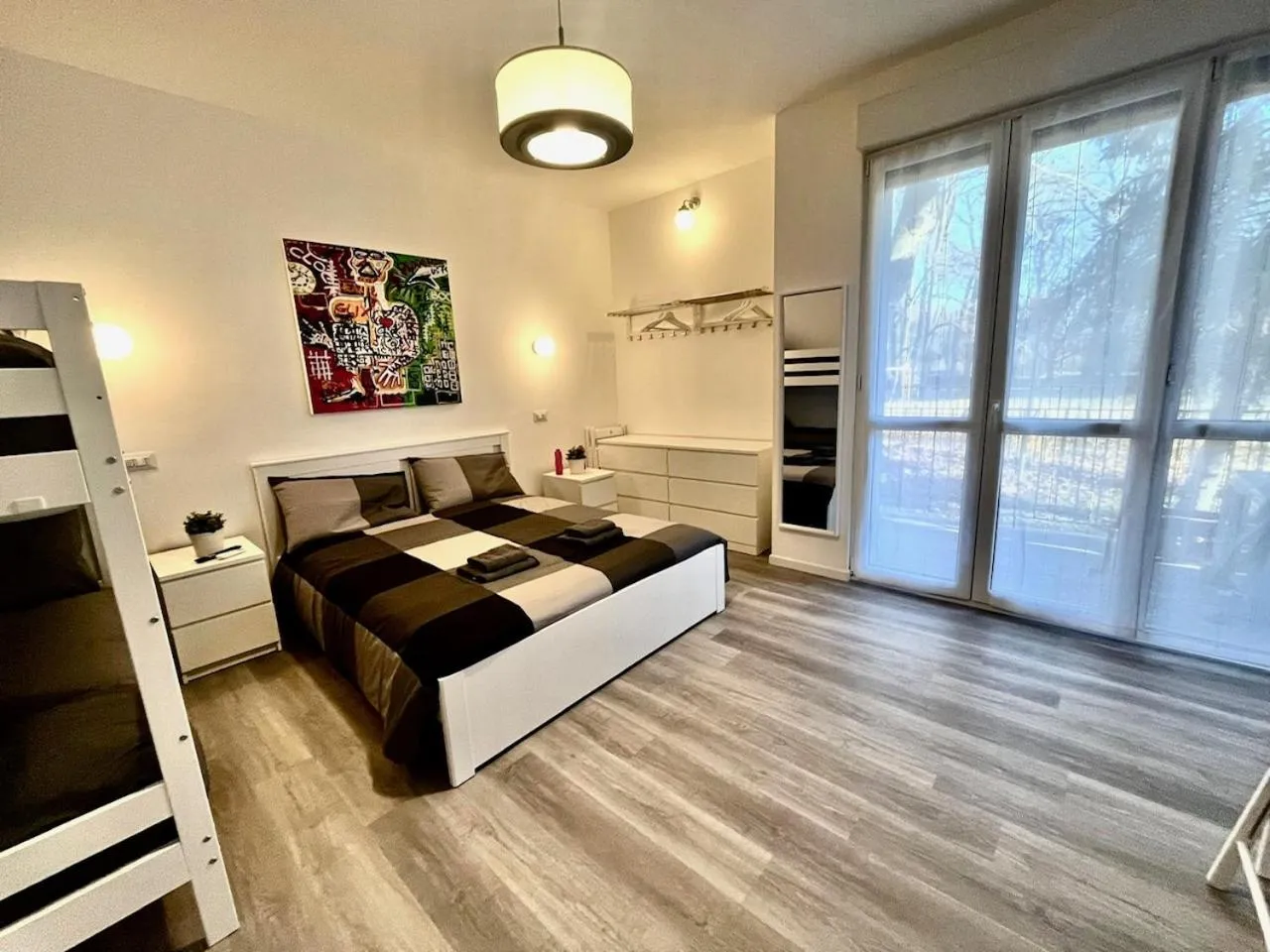 Bed in Bed&breakfast BBqueen Sandonato Policlinico