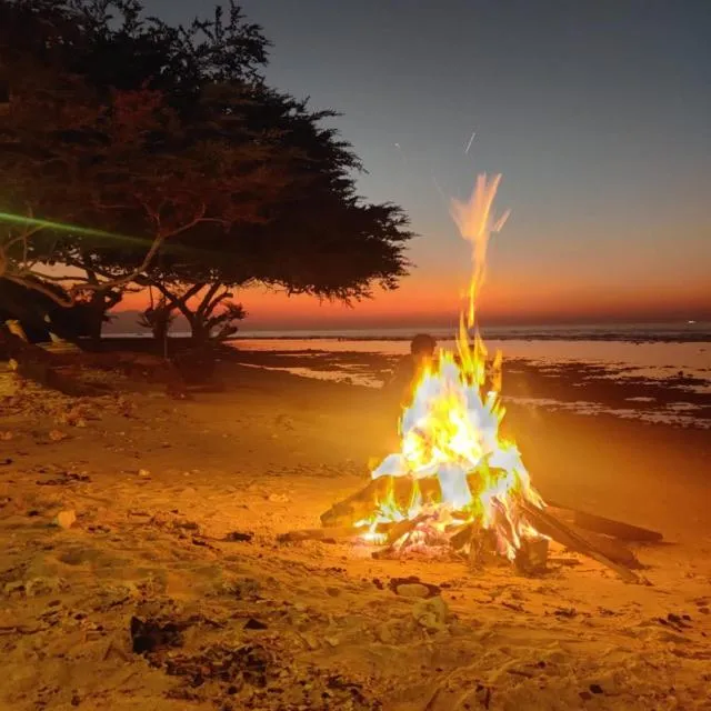 Beach in Lutwala Bungalows and Private Villa