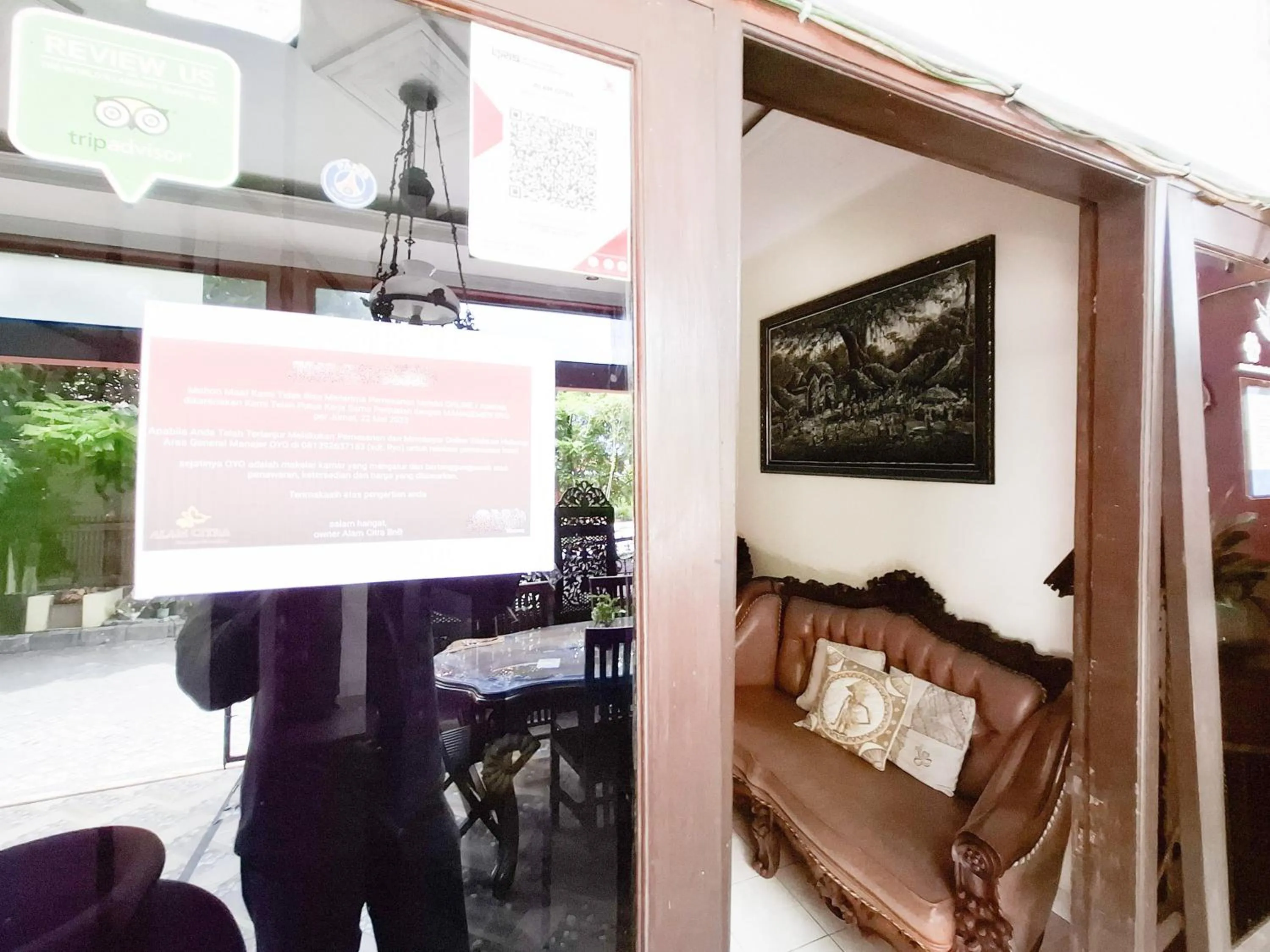 Seating area in Alam Citra BnB Mitra RedDoorz