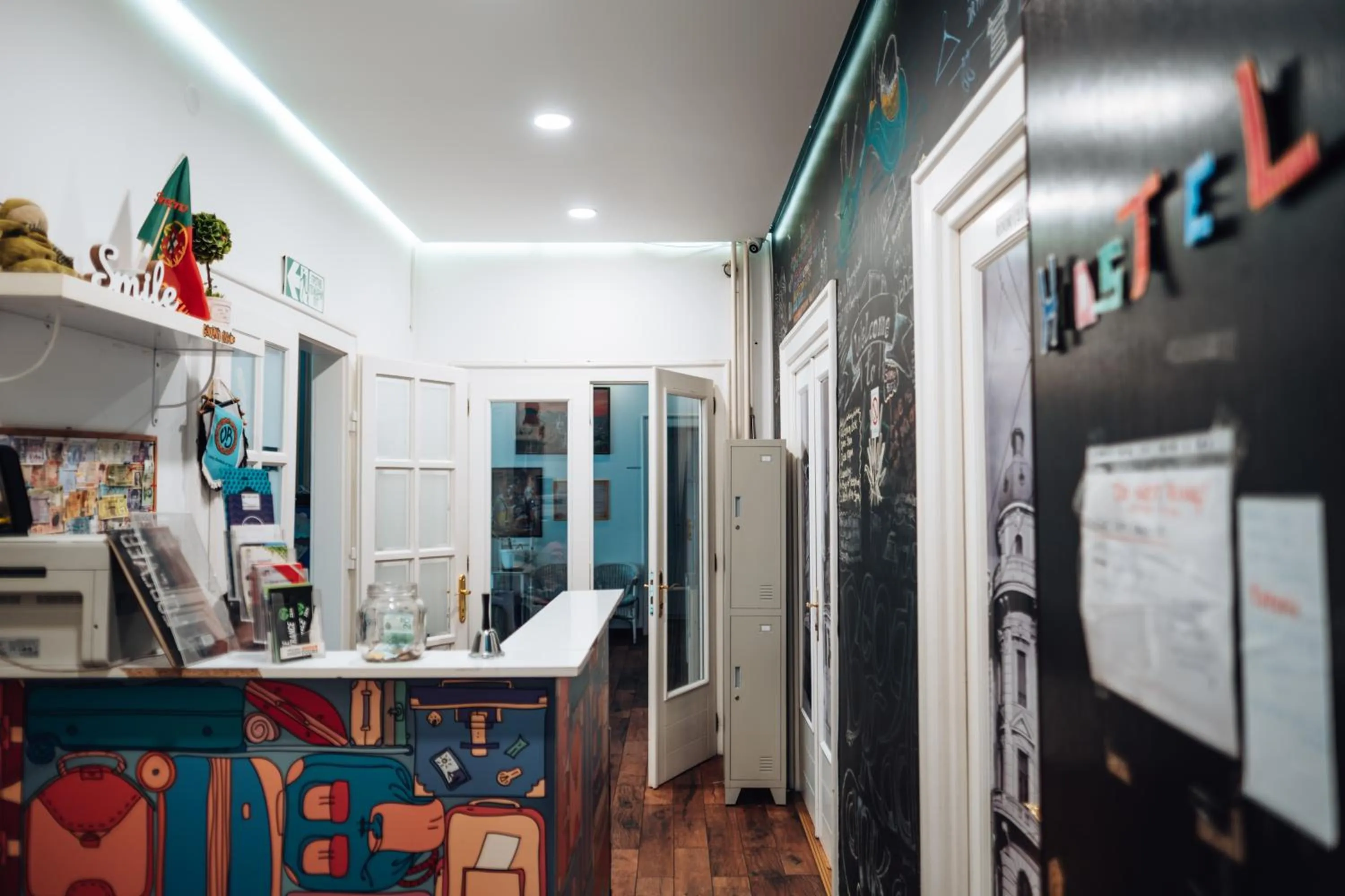 Lobby or reception in Hostel Beogradjanka