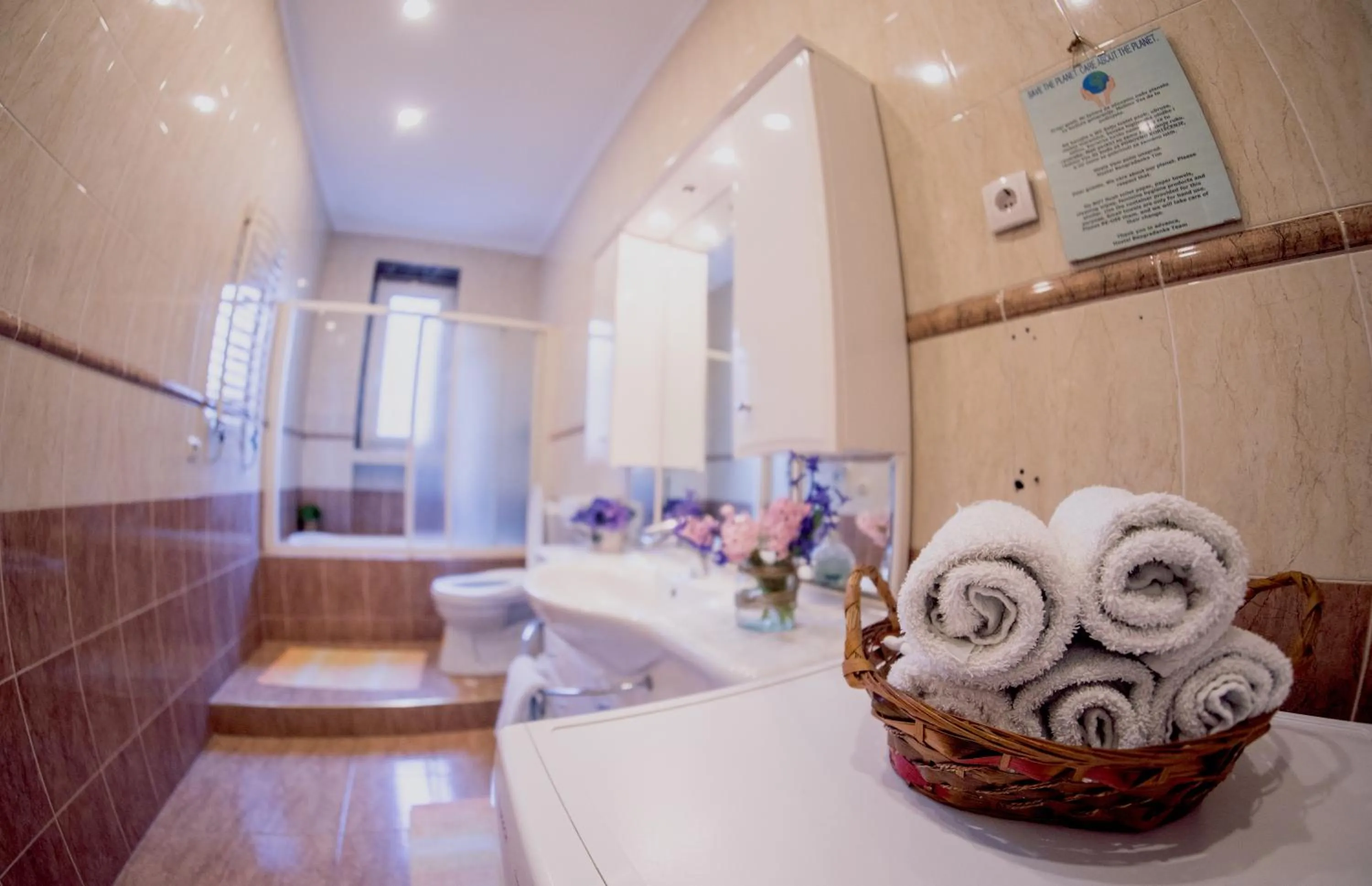 Bathroom in Hostel Beogradjanka