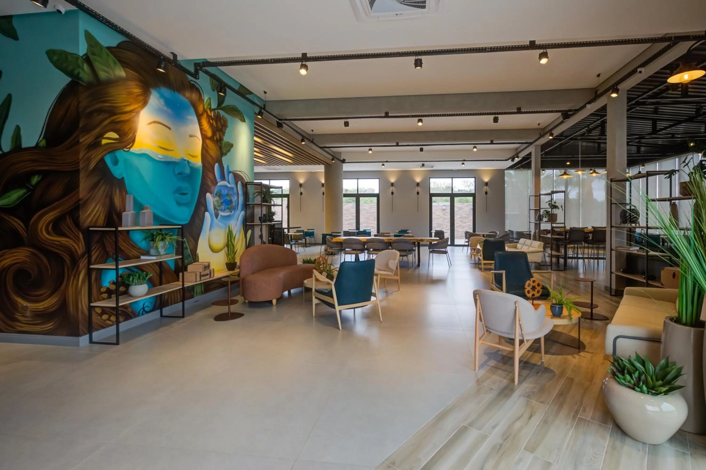 Lobby or reception in Slaviero Ponta Grossa