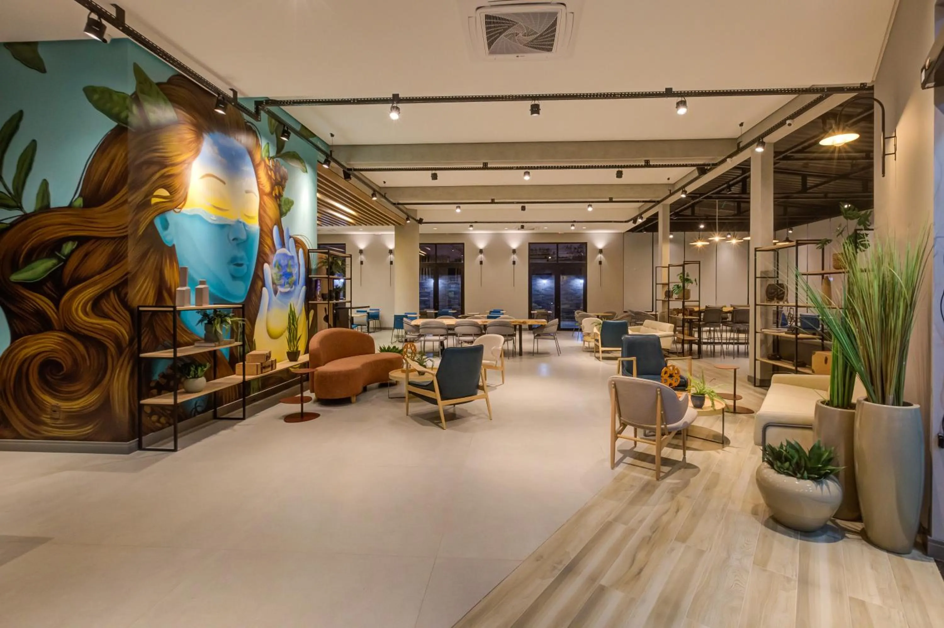 Lobby or reception in Slaviero Ponta Grossa