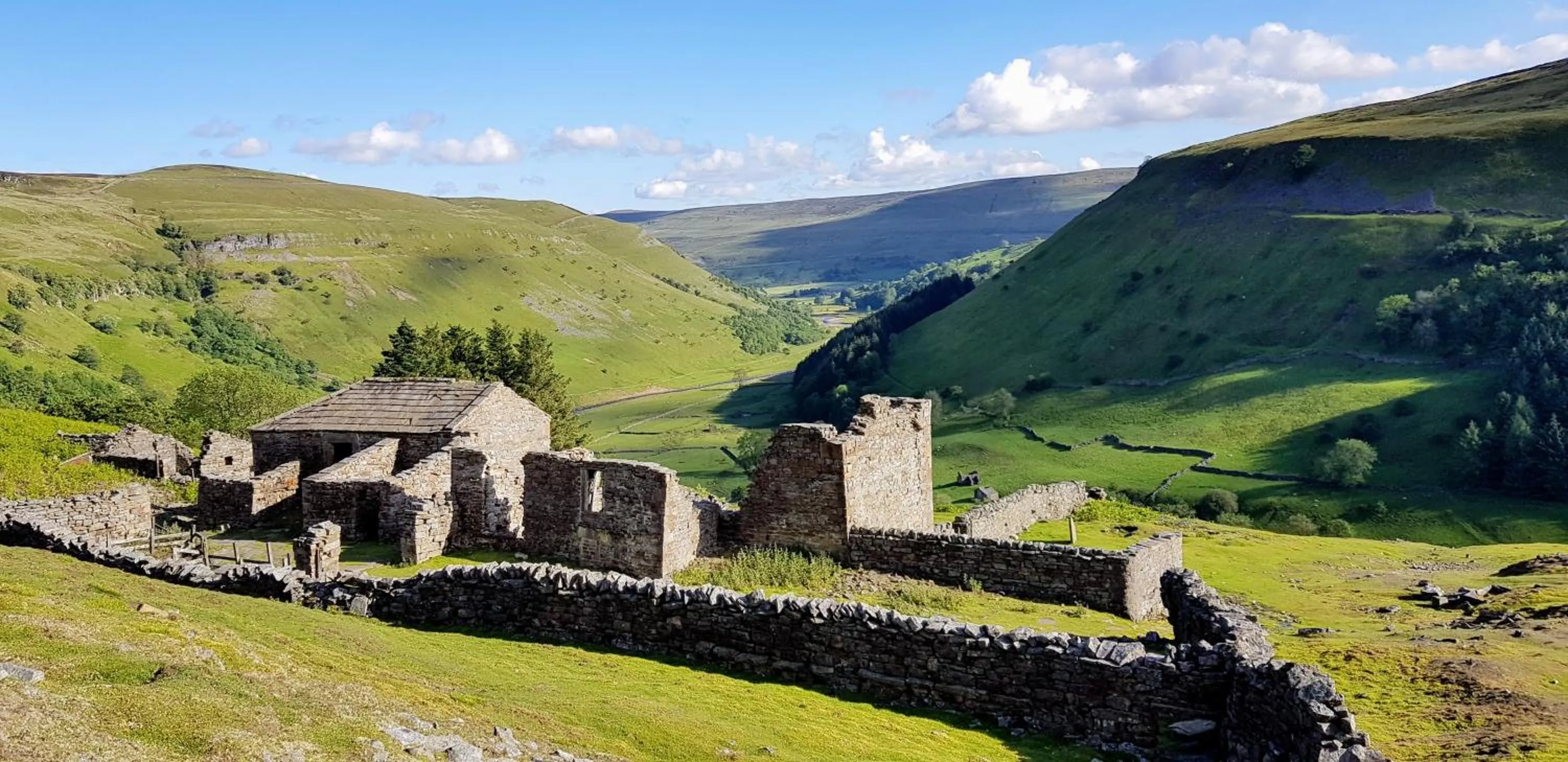 Natural landscape in Rock View, Wensleydale
