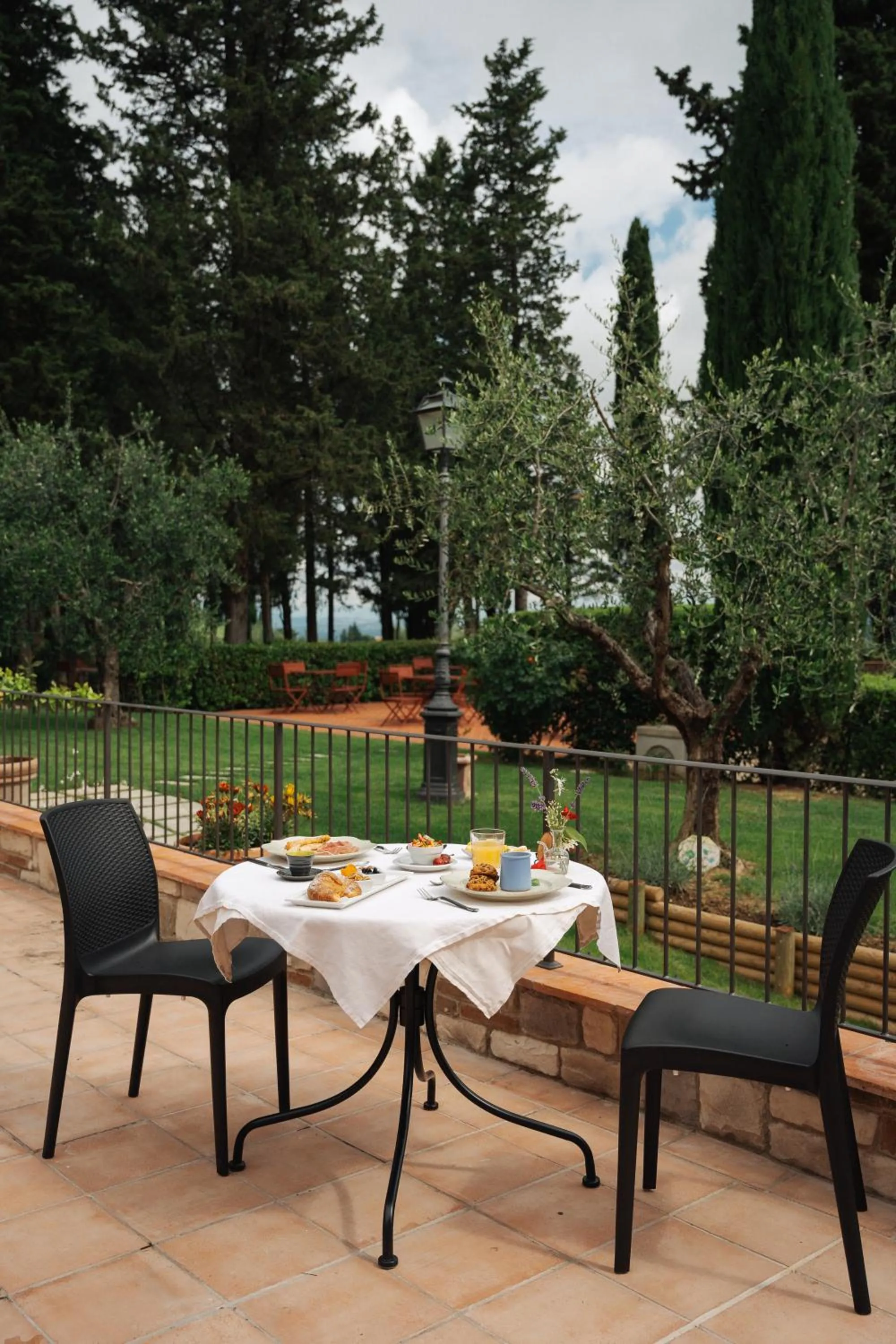 Patio in Relais Villa La Cappella