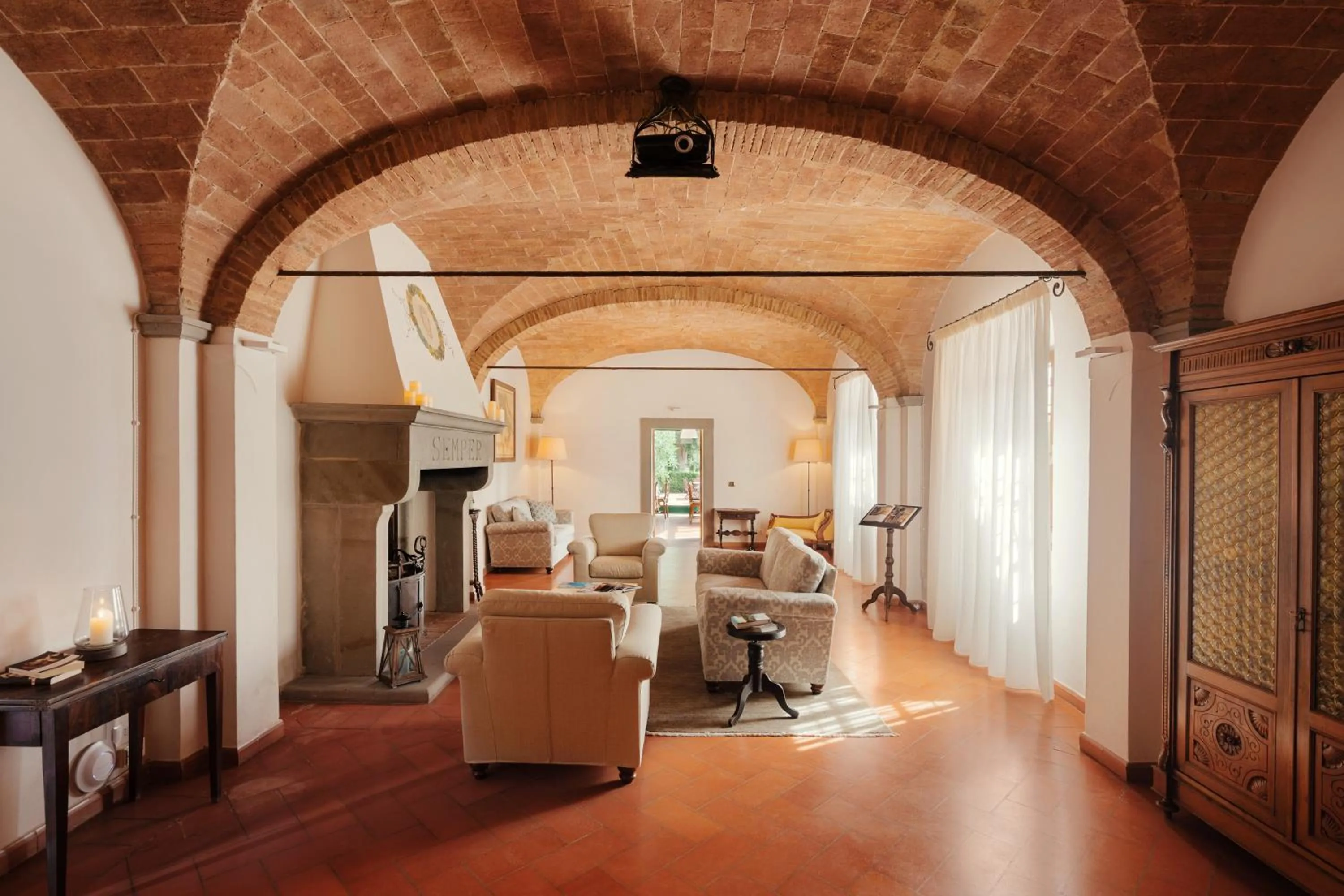 Lounge or bar in Relais Villa La Cappella