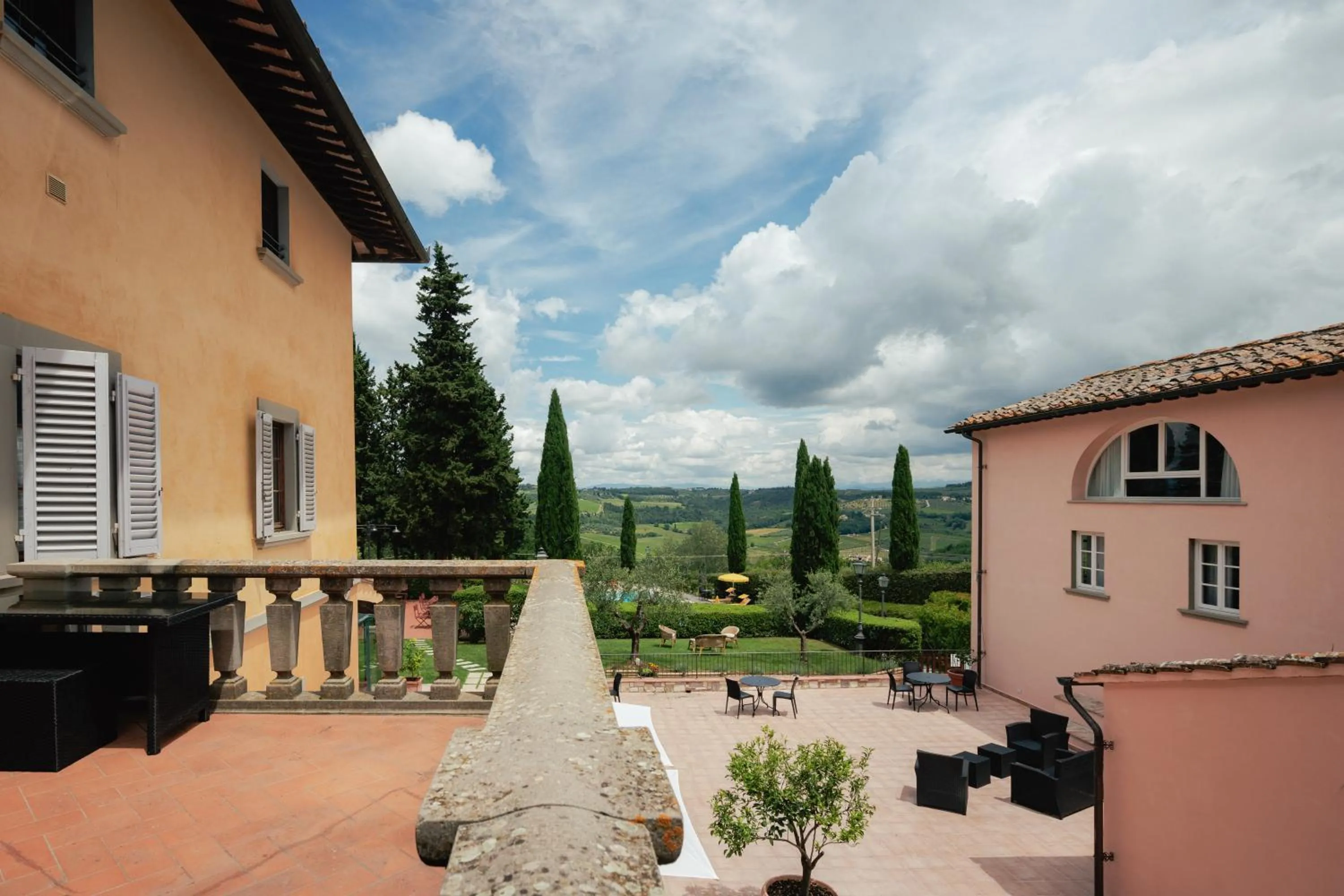 Patio in Relais Villa La Cappella