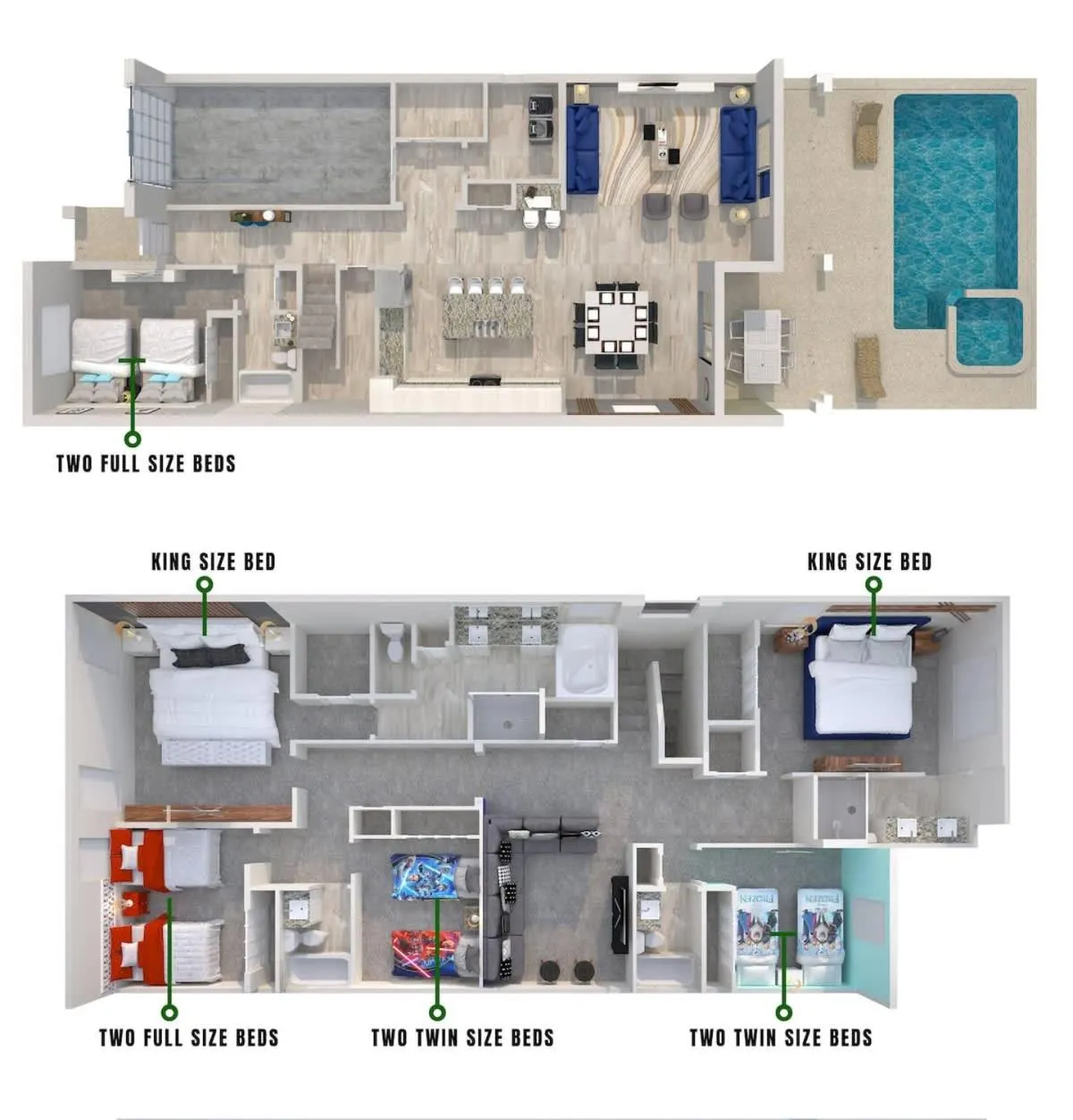 Sophisticated 6BR at Storey Lake SL2766