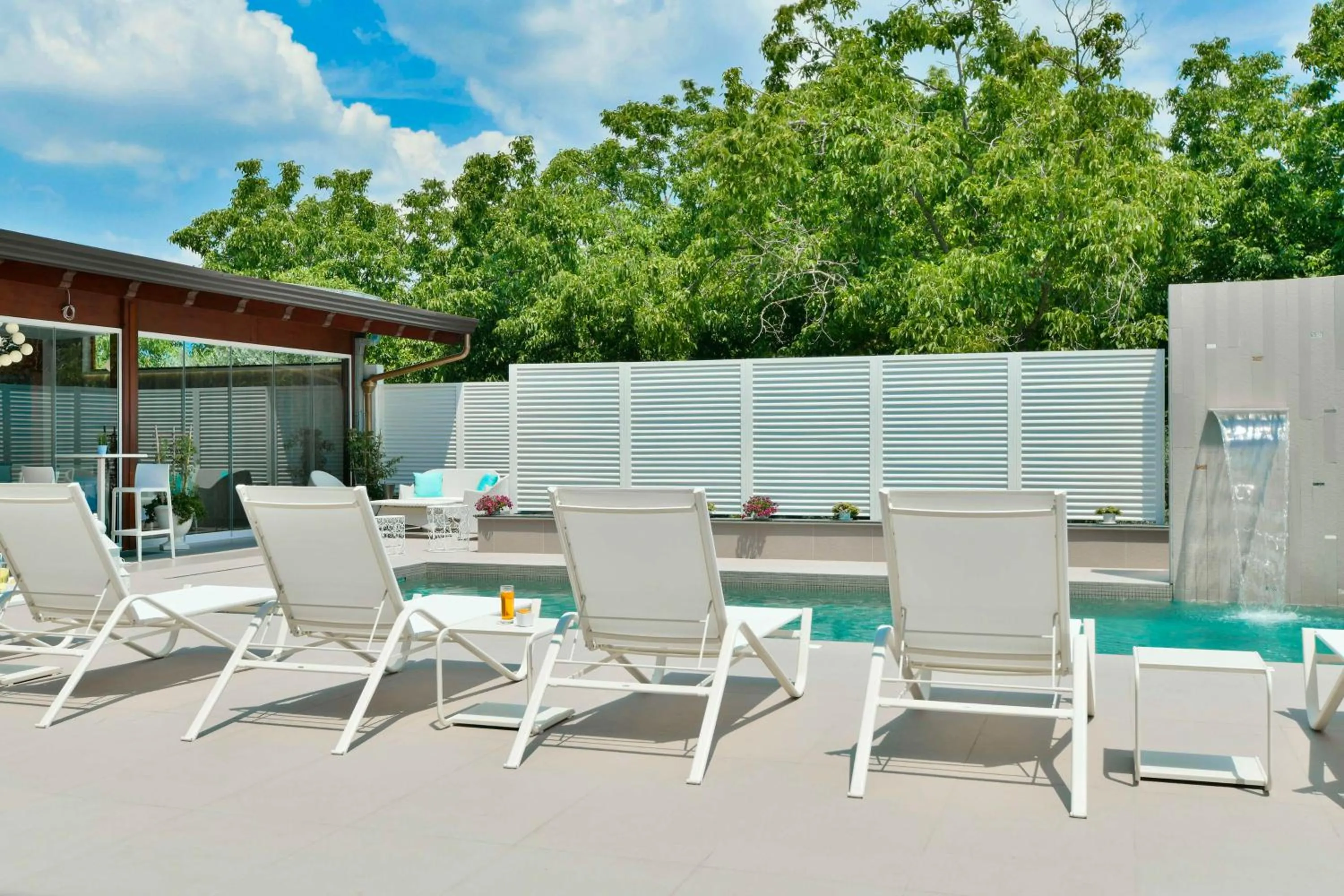 Pool view in Best Western Hotel Ferrari