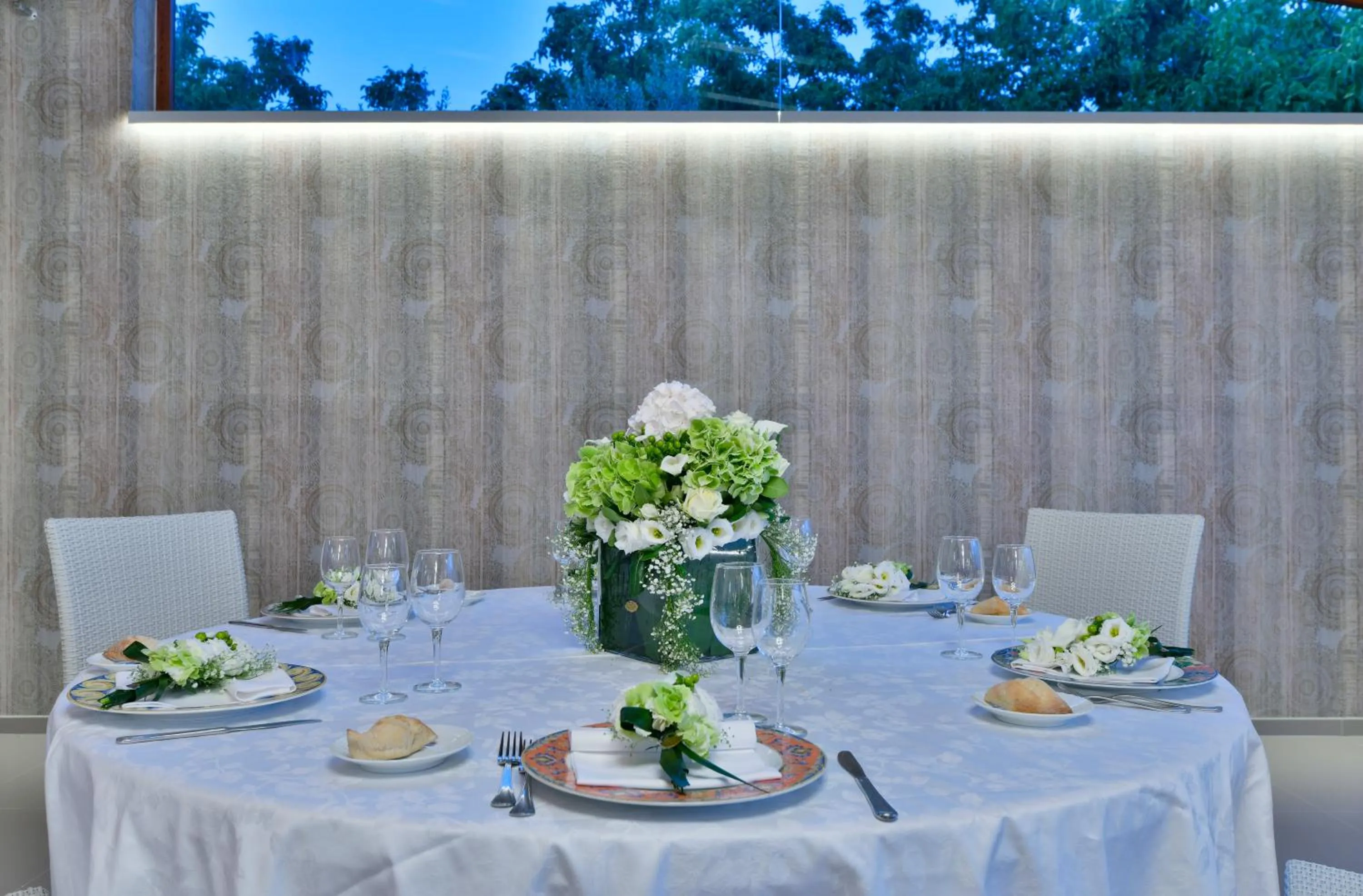 Patio in Best Western Hotel Ferrari