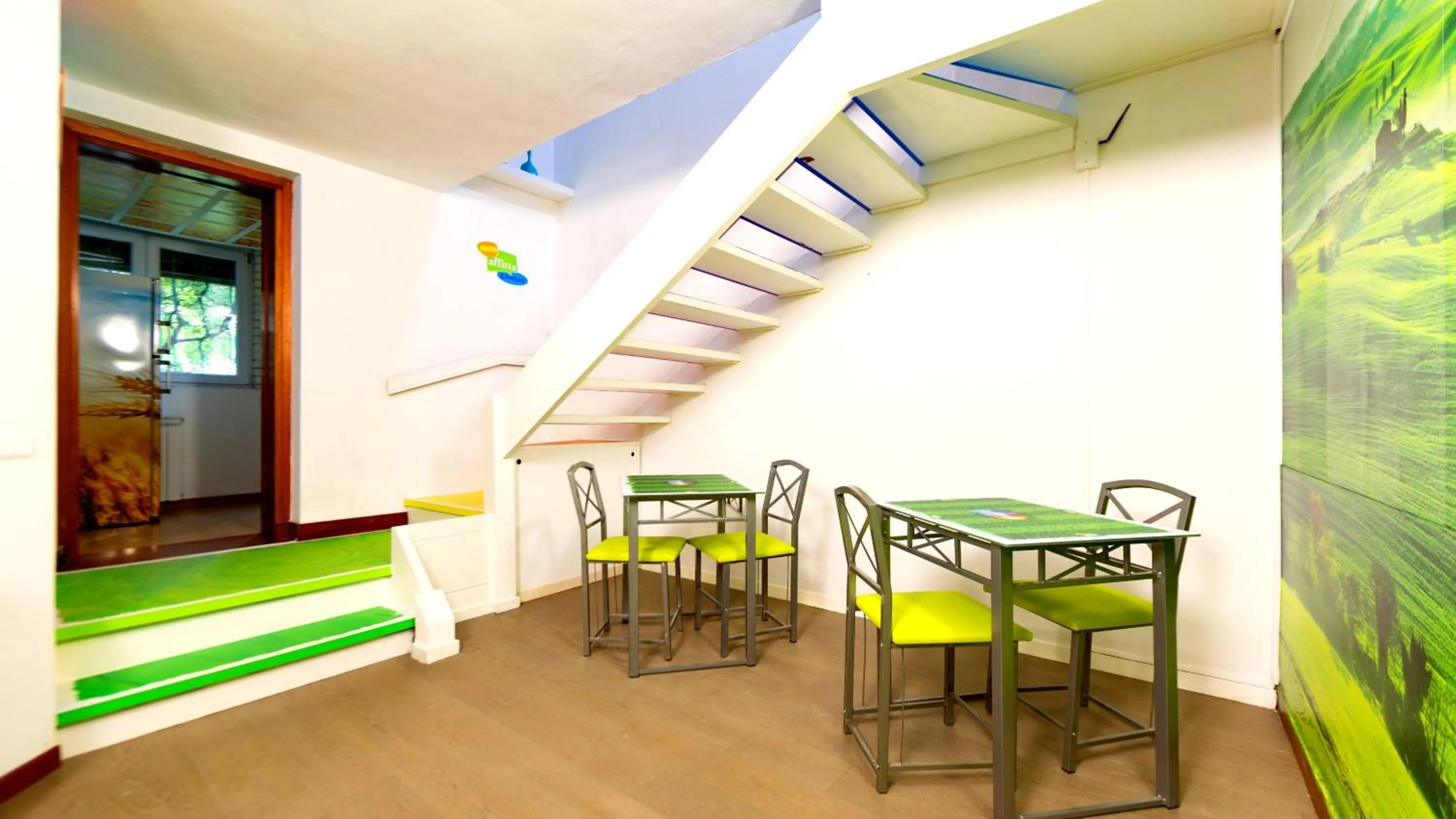 Communal kitchen in Affittacamere Pavia