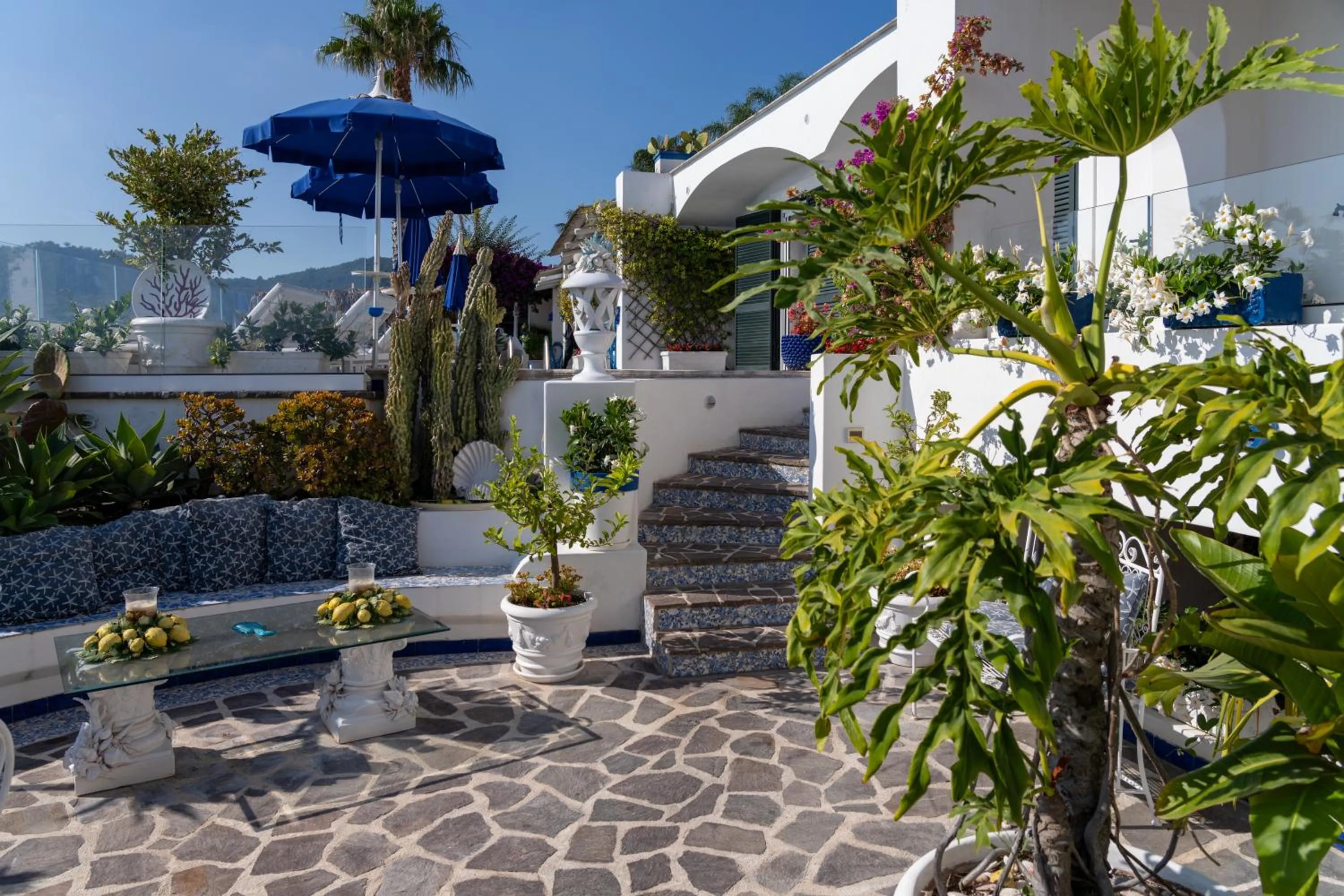 Seating area in Relais Bijoux Ischia
